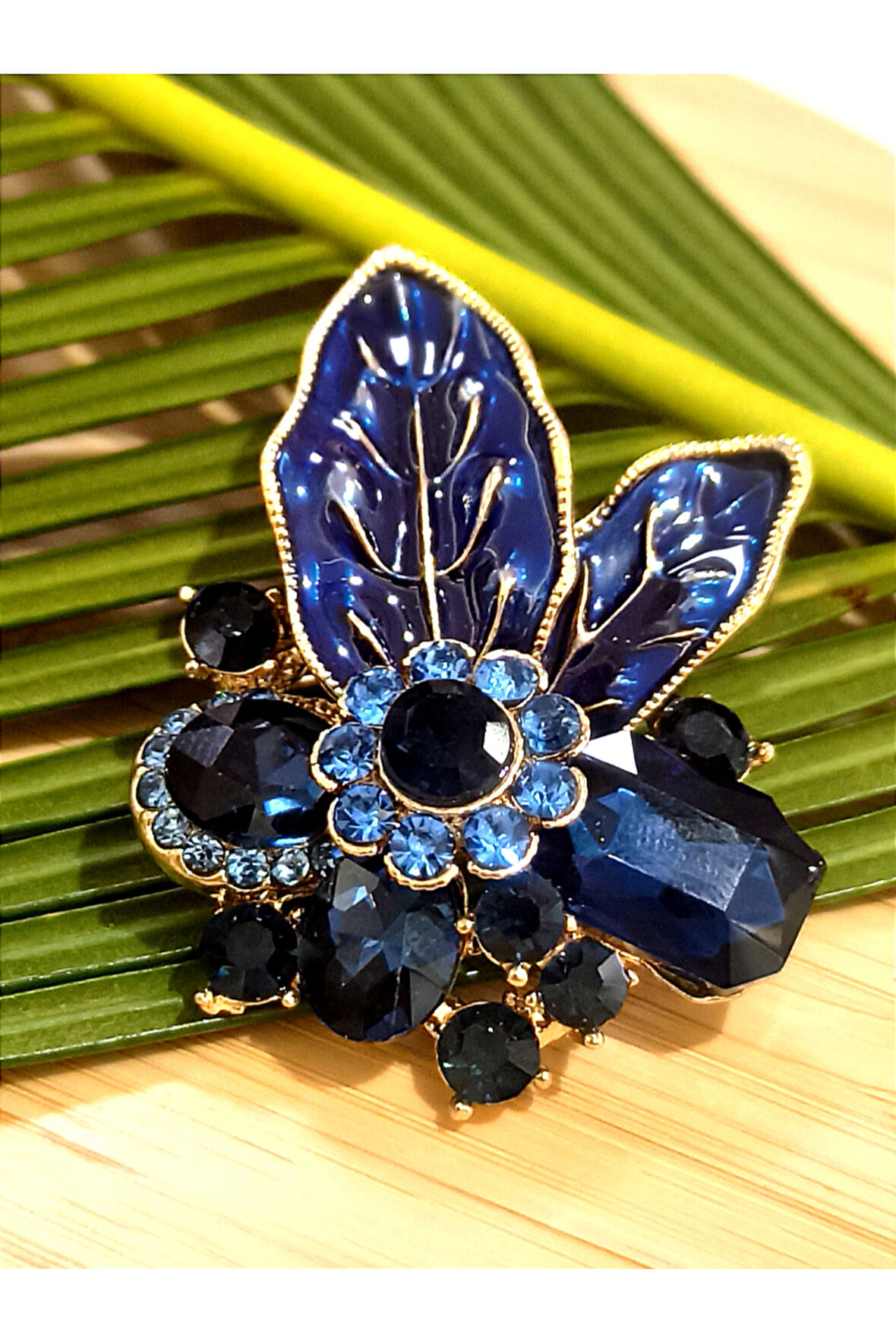 Monalisa Home Çiçek Figürlü Broş