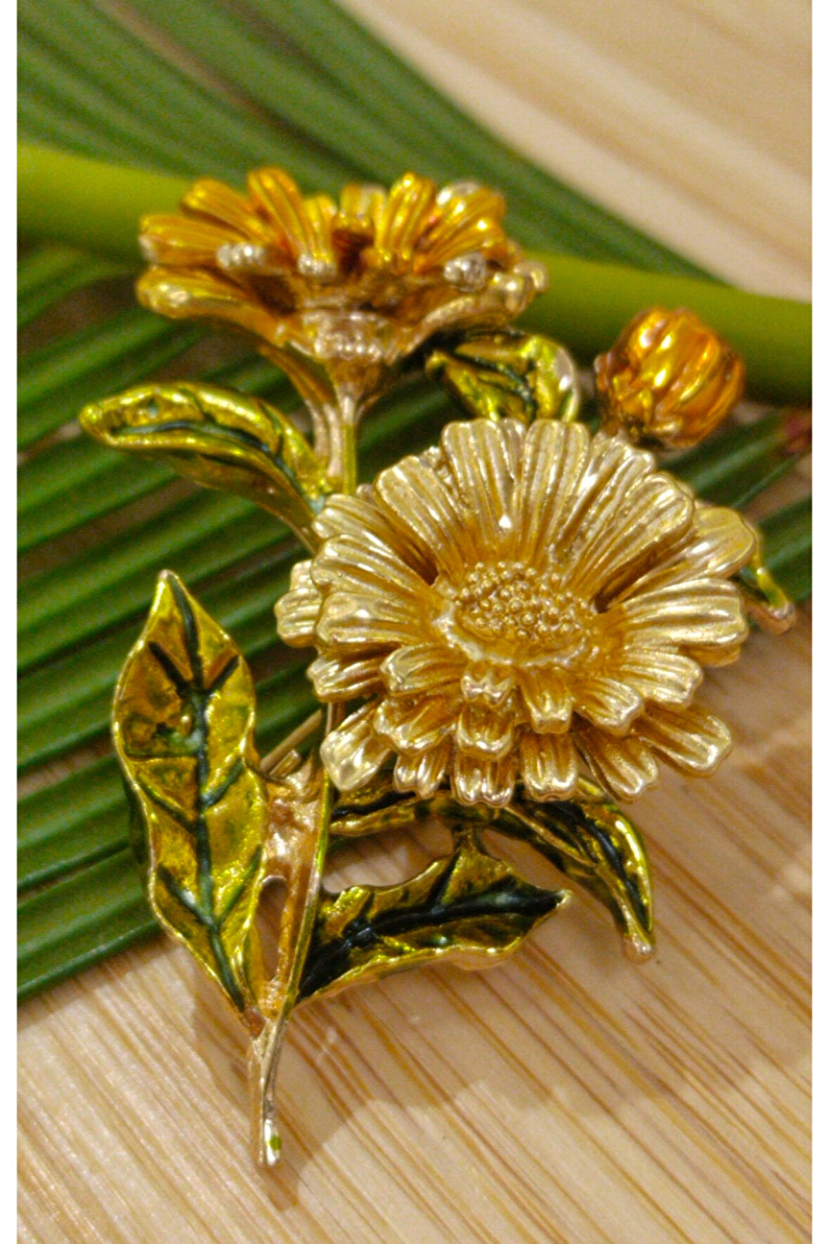 Monalisa Home Çiçek Figürlü Broş