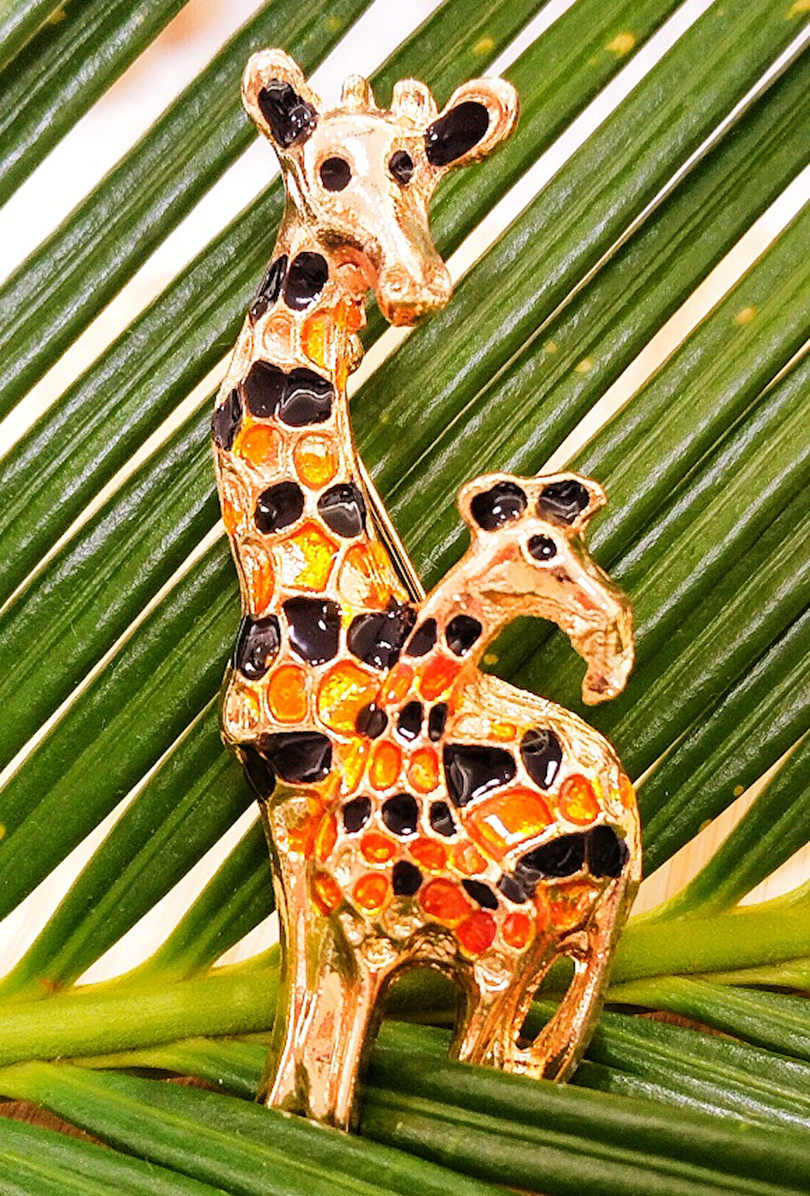 Monalisa Home Zürafa Figürlü Broş