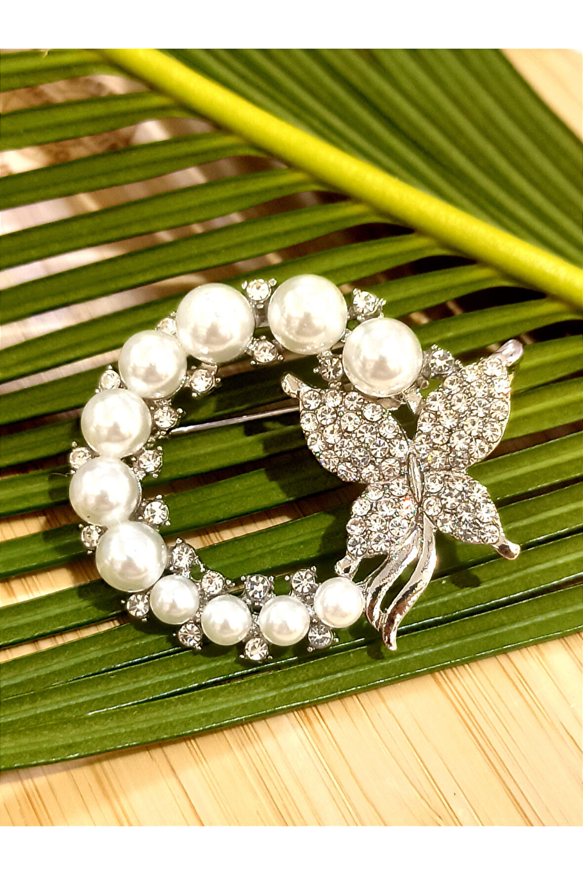 Monalisa Home Çiçek Figürlü Broş