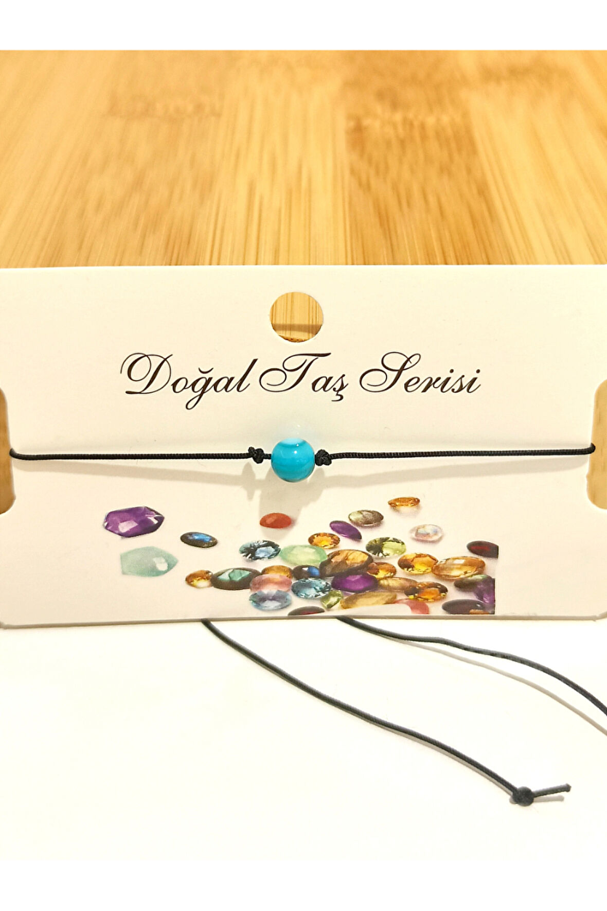 Monalisa Home Renkli Gösterişli Ayarlanabilir Taş Figürlü İp Bileklik