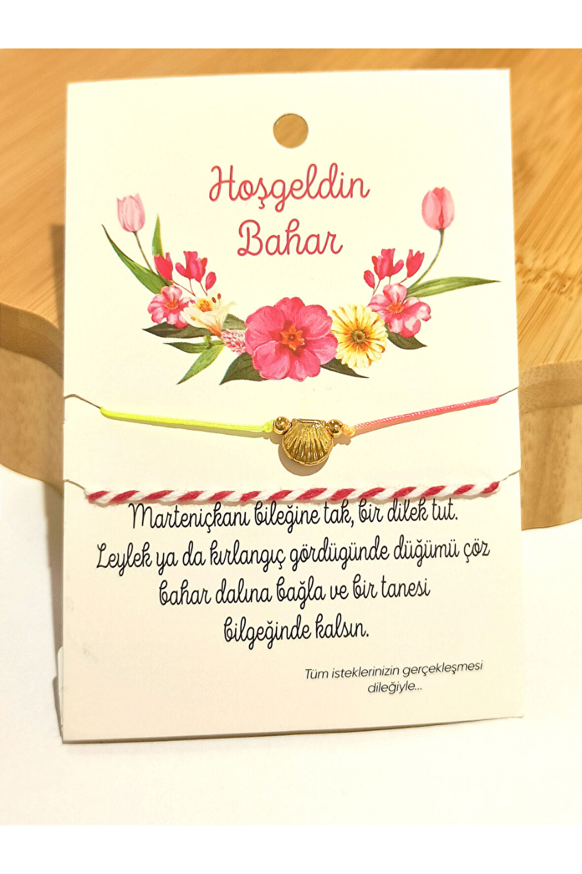 Monalisa Home Renkli Gösterişli Ayarlanabilir Taş Figürlü Marteniçka Bileklik