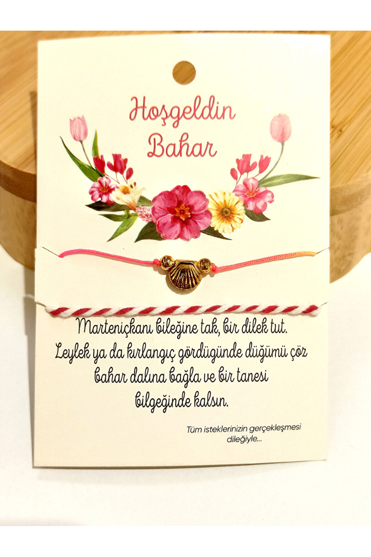 Monalisa Home Renkli Gösterişli Ayarlanabilir Taş Figürlü Marteniçka Bileklik