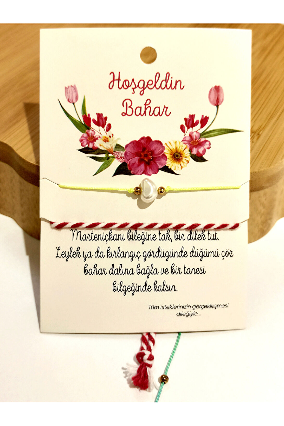 Monalisa Home Renkli Gösterişli Ayarlanabilir Taş Figürlü Marteniçka Bileklik