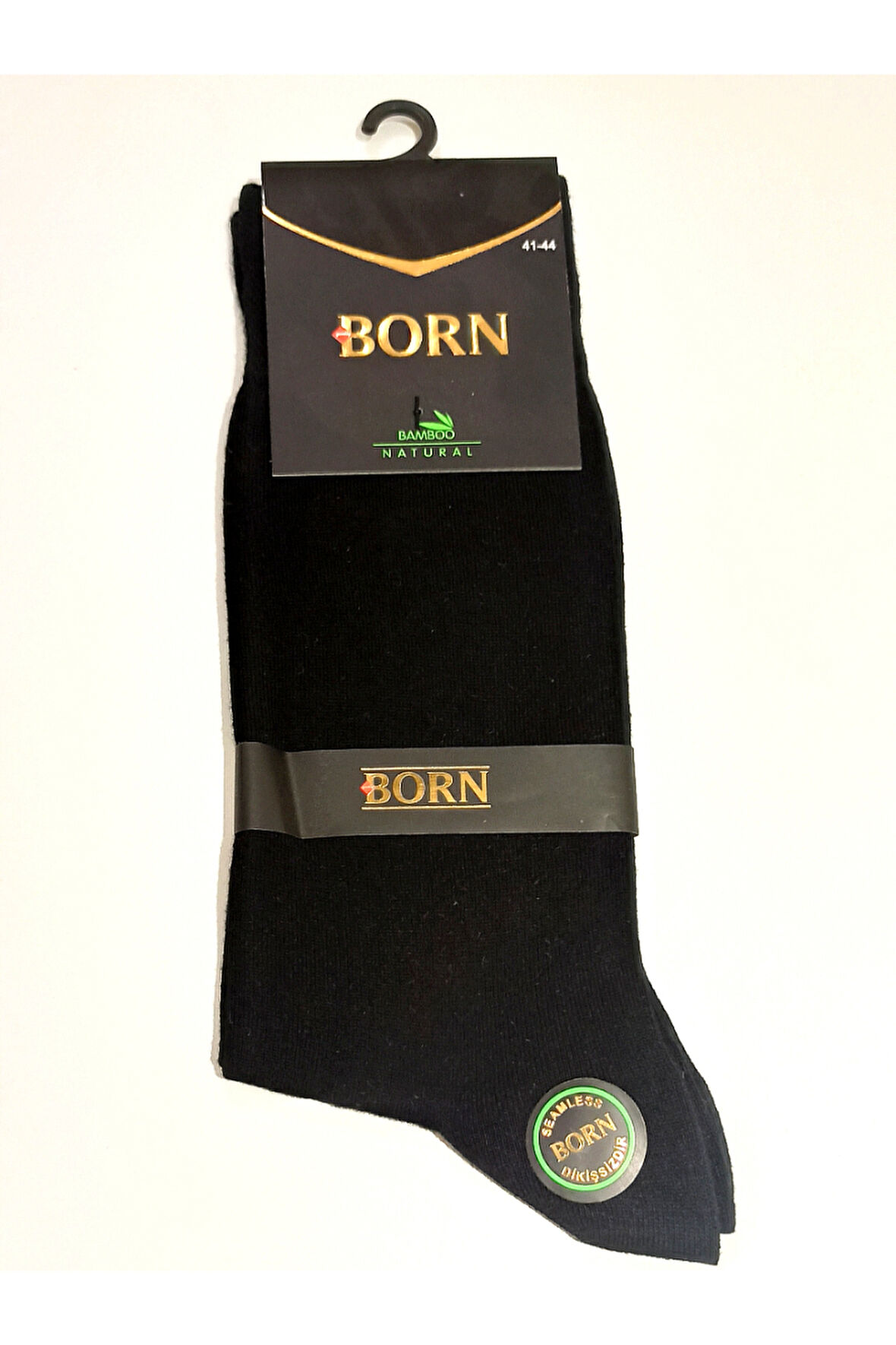 Monalisa Home Siyah Renk Elastik Bambu Erkek Çorap