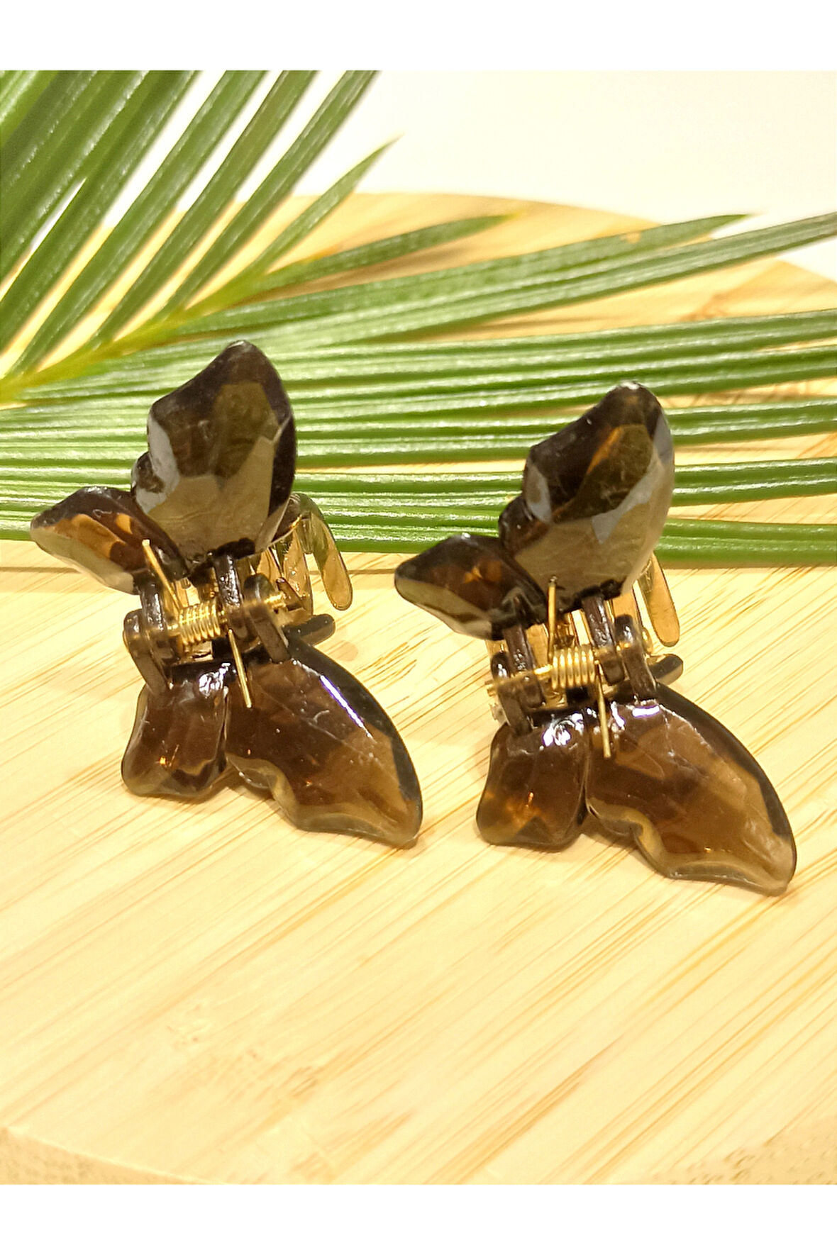 Monalisa Home 2 Li 4.5 cm  Renkli Lüks Kelebek Toka