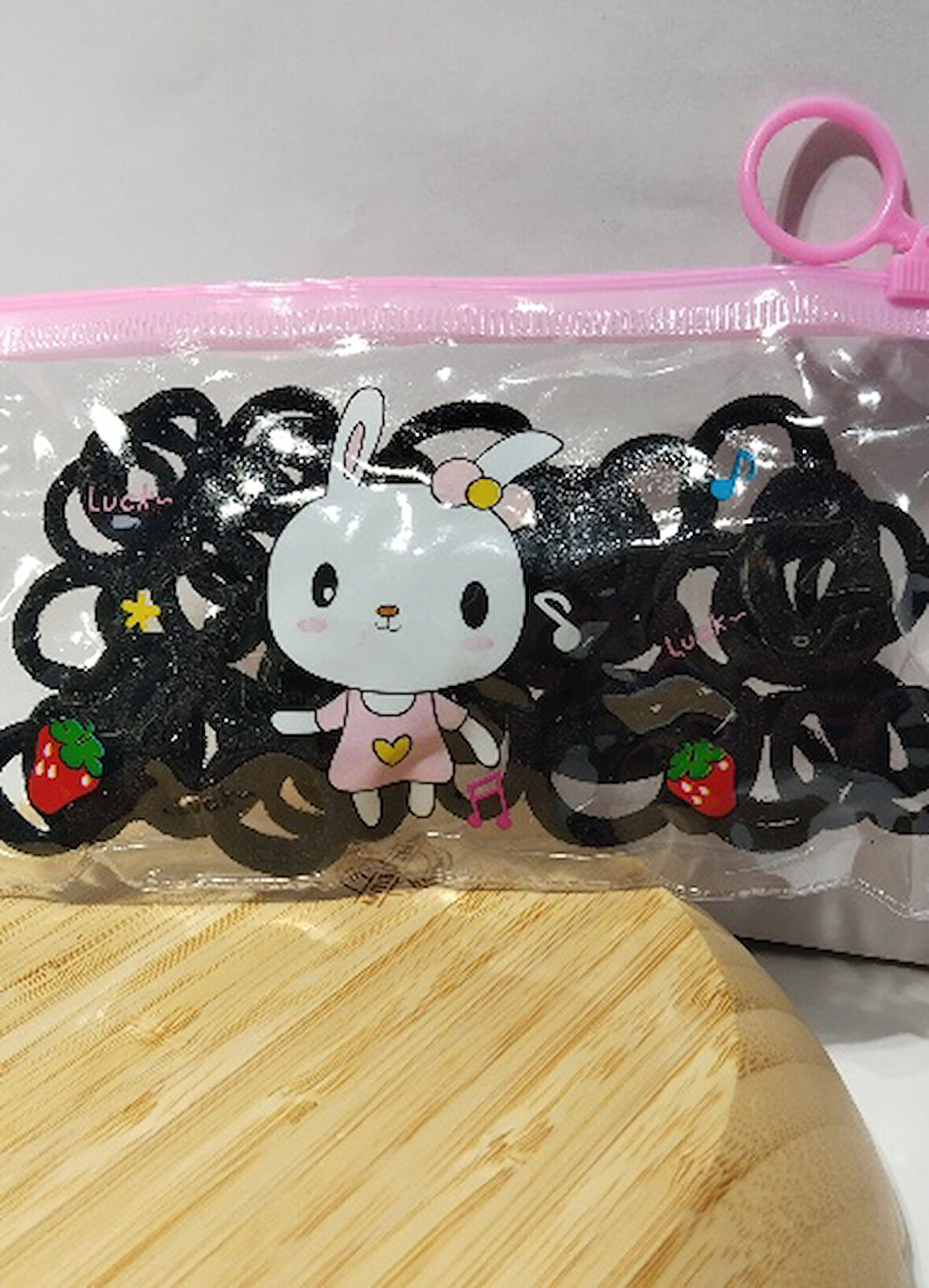 Monalisa Home Gösterişli Siyah Renk Küçük Çoklu Lastik