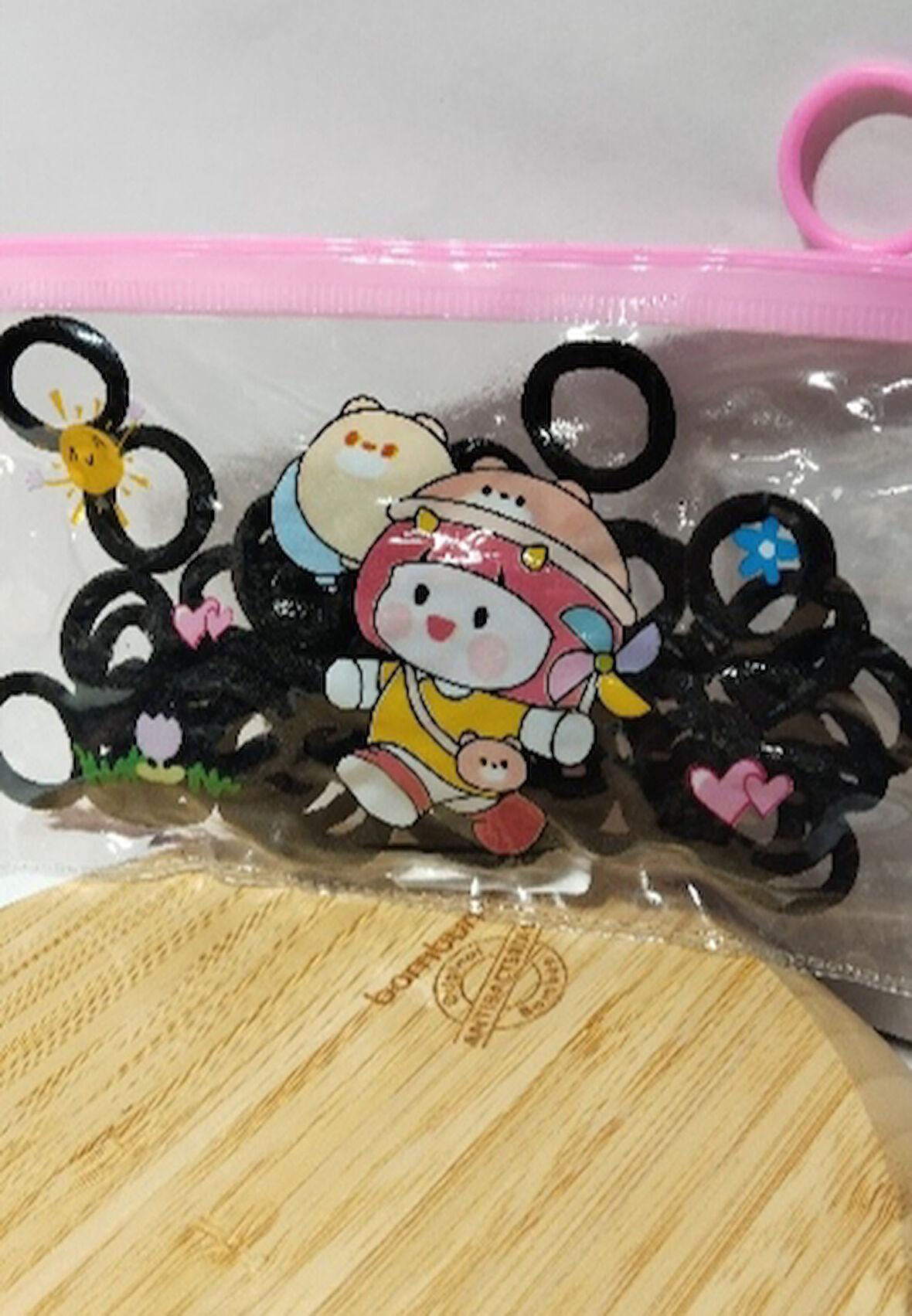 Monalisa Home Gösterişli Siyah Renk Küçük Çoklu Lastik