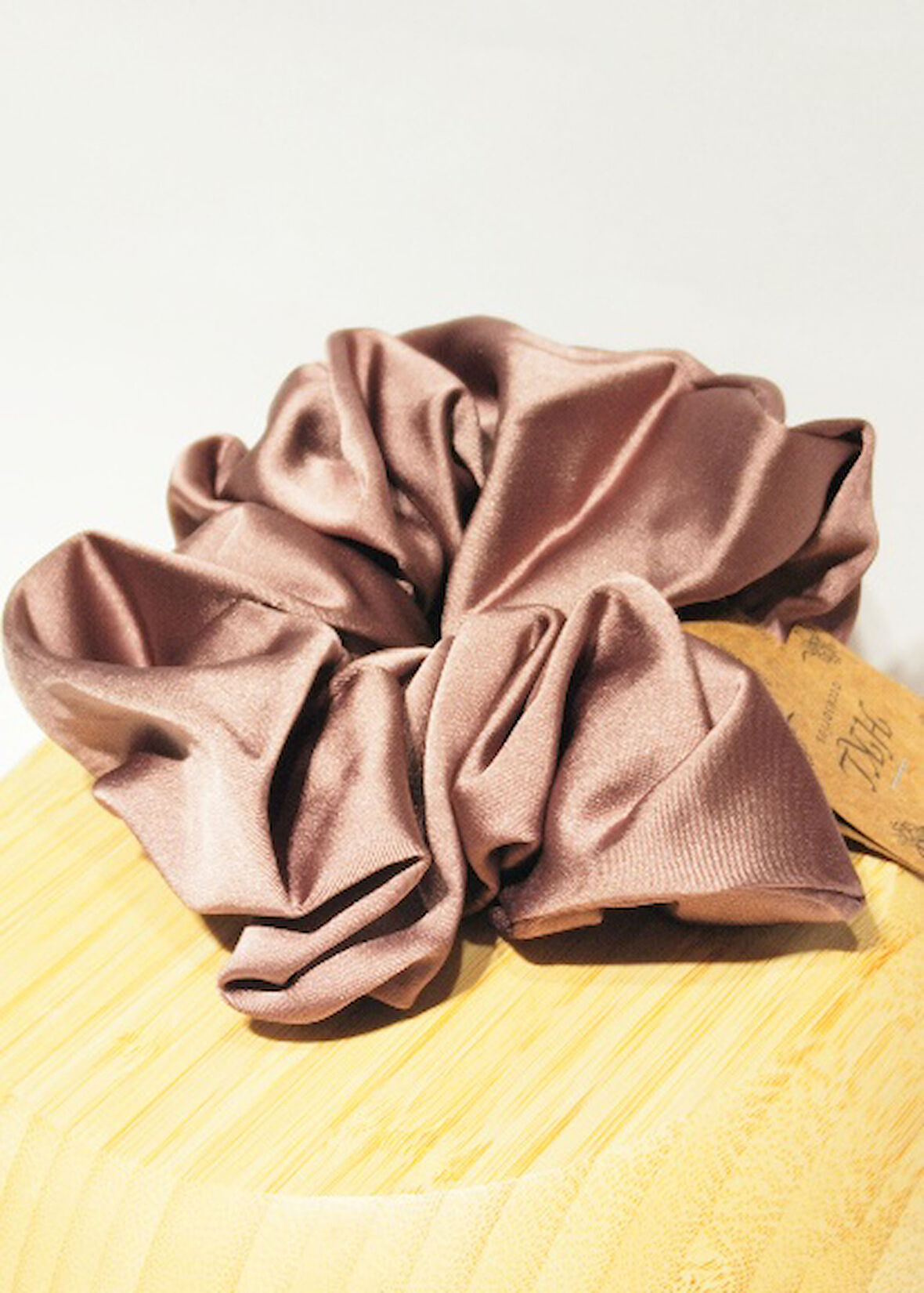 Monalisa Home Gösterişli Gül Kurusu Renk Büyük Esnek Lastik Toka