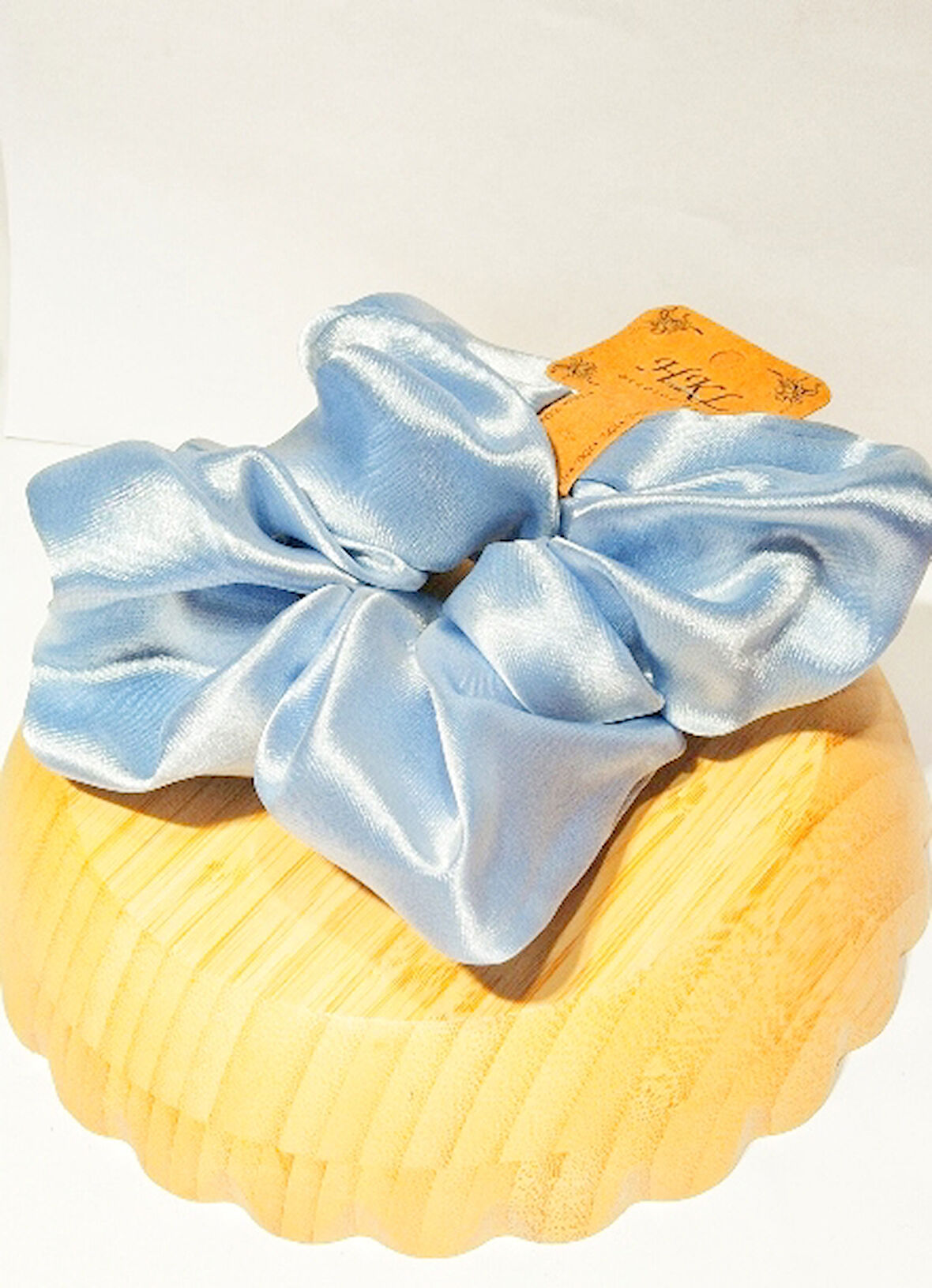 Monalisa Home Gösterişli Parlak Mavi Renk Büyük Esnek  Lastik Toka