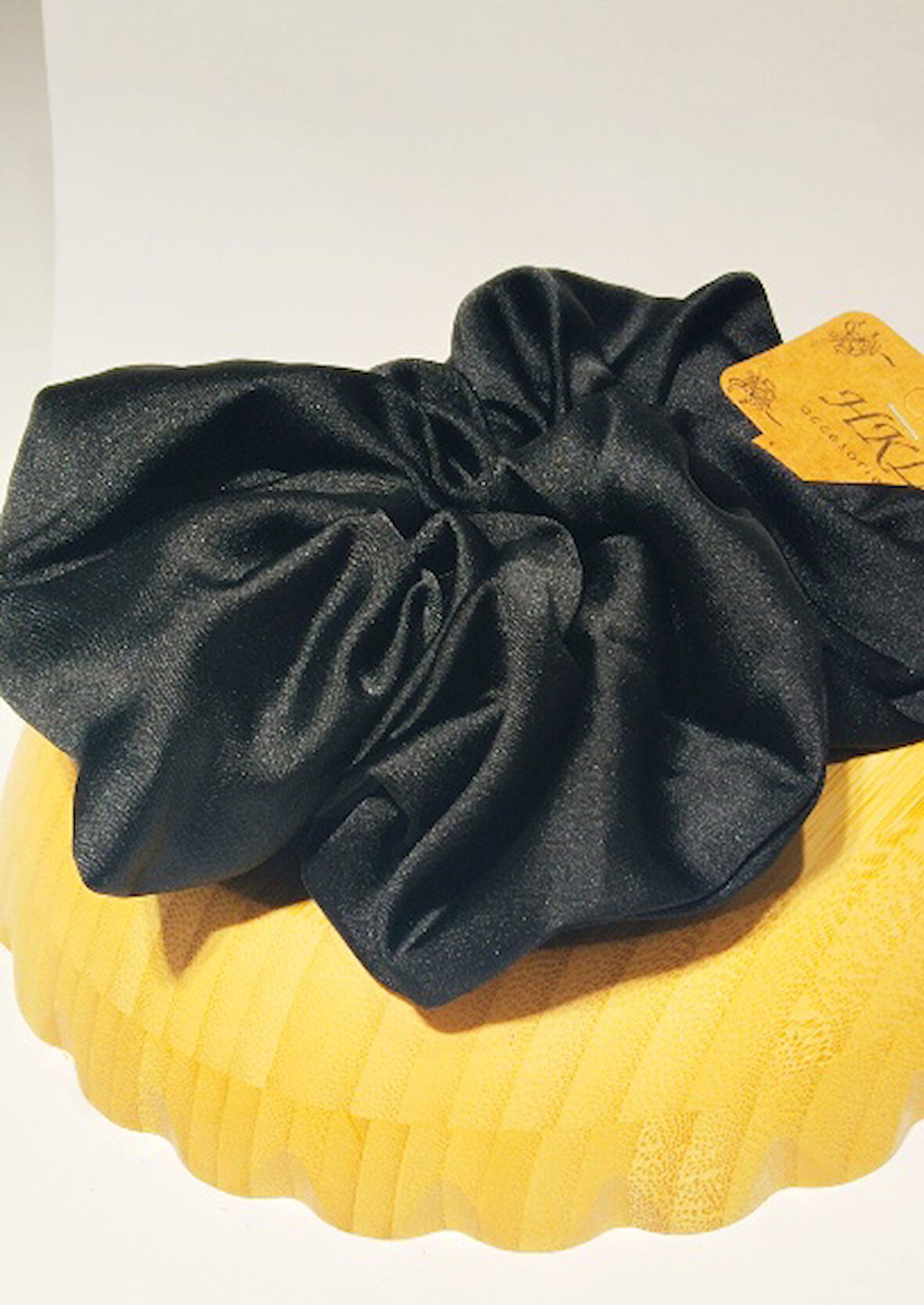 Monalisa Home Gösterişli  Siyah Renk Büyük Esnek  Lastik Toka