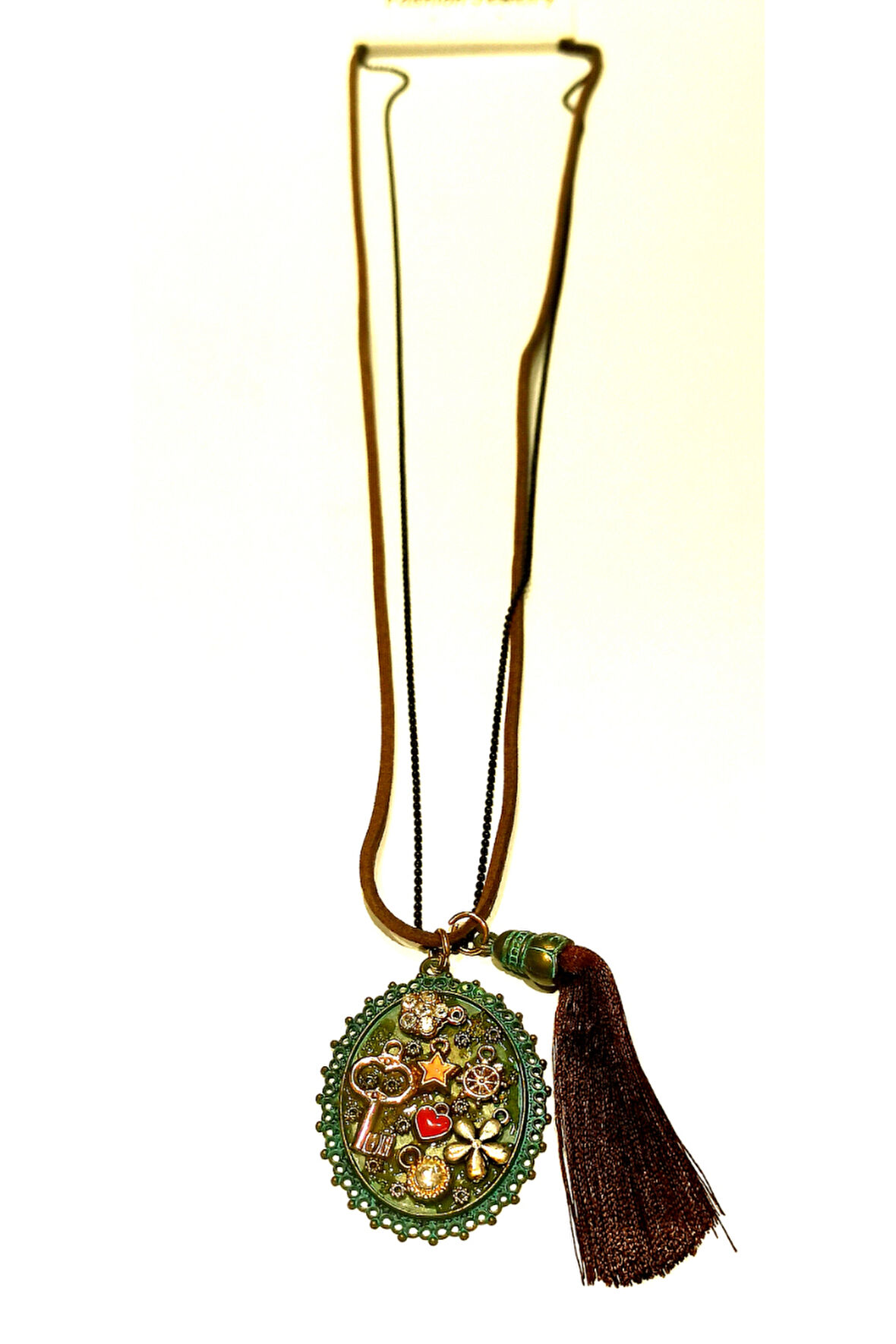 Monalisa Home Otantik Gösterişli Renkli 40 cm Uzunluğunda Kolye