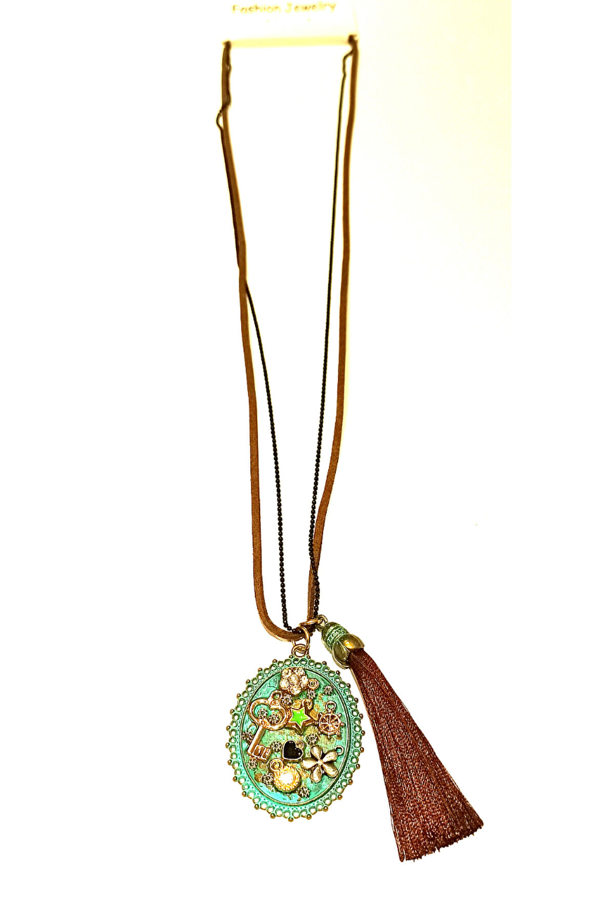 Monalisa Home Otantik Gösterişli Renkli 40 cm Uzunluğunda Kolye