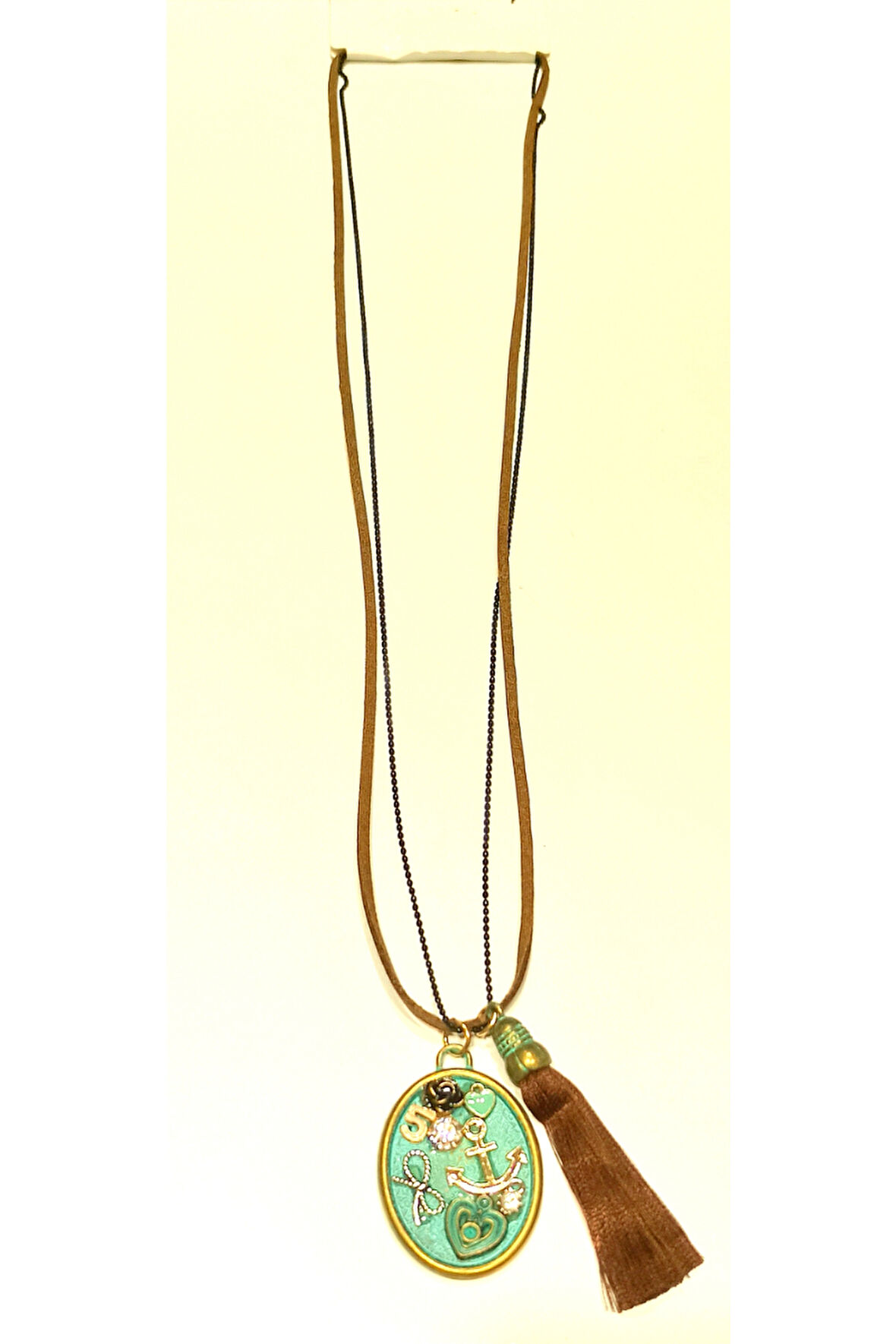 Monalisa Home Otantik Gösterişli Renkli 40 cm Uzunluğunda Kolye