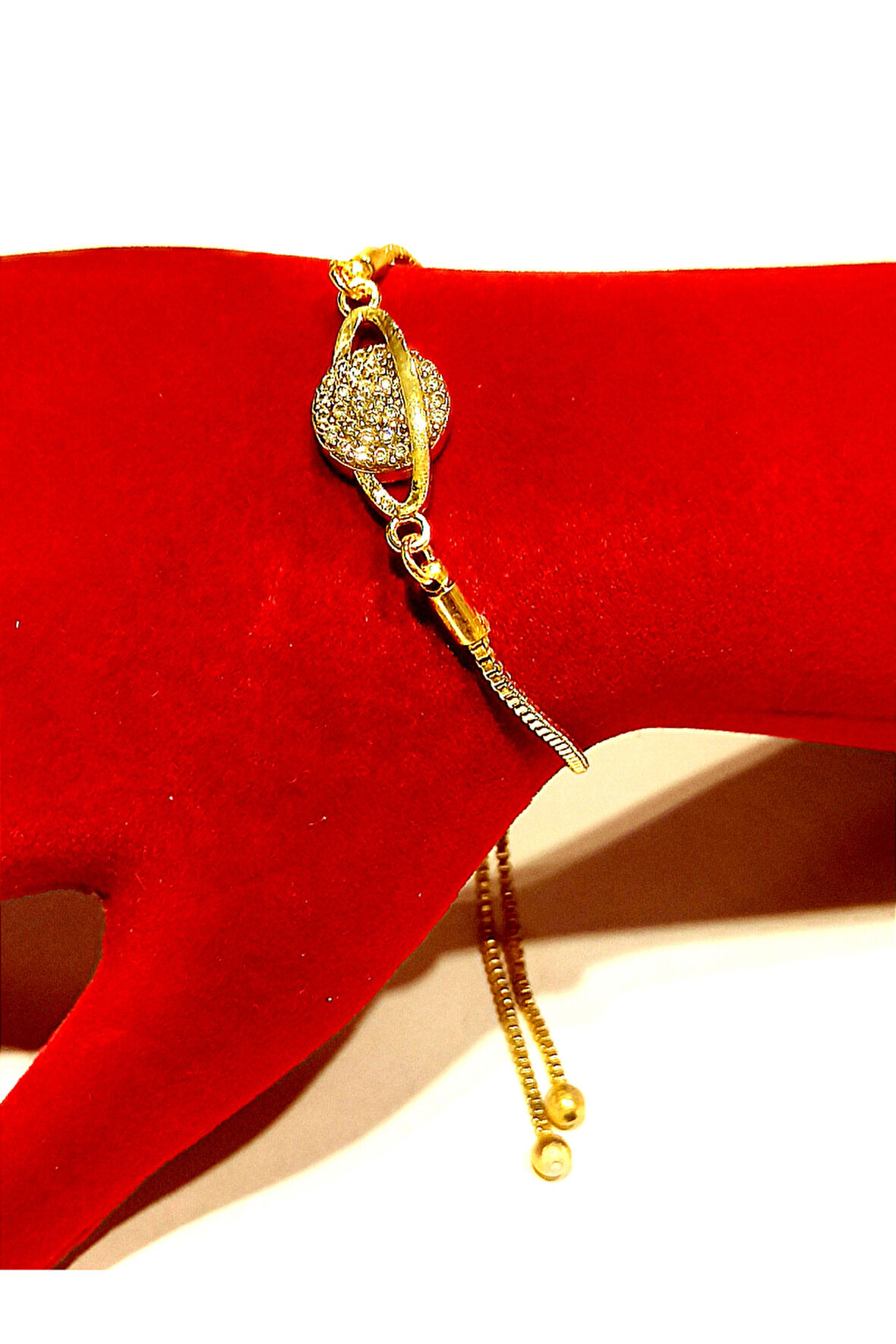 Monalisa Home Gold Renk Lüks Figürlü Gösterişli Ayarlanabilir Bileklik