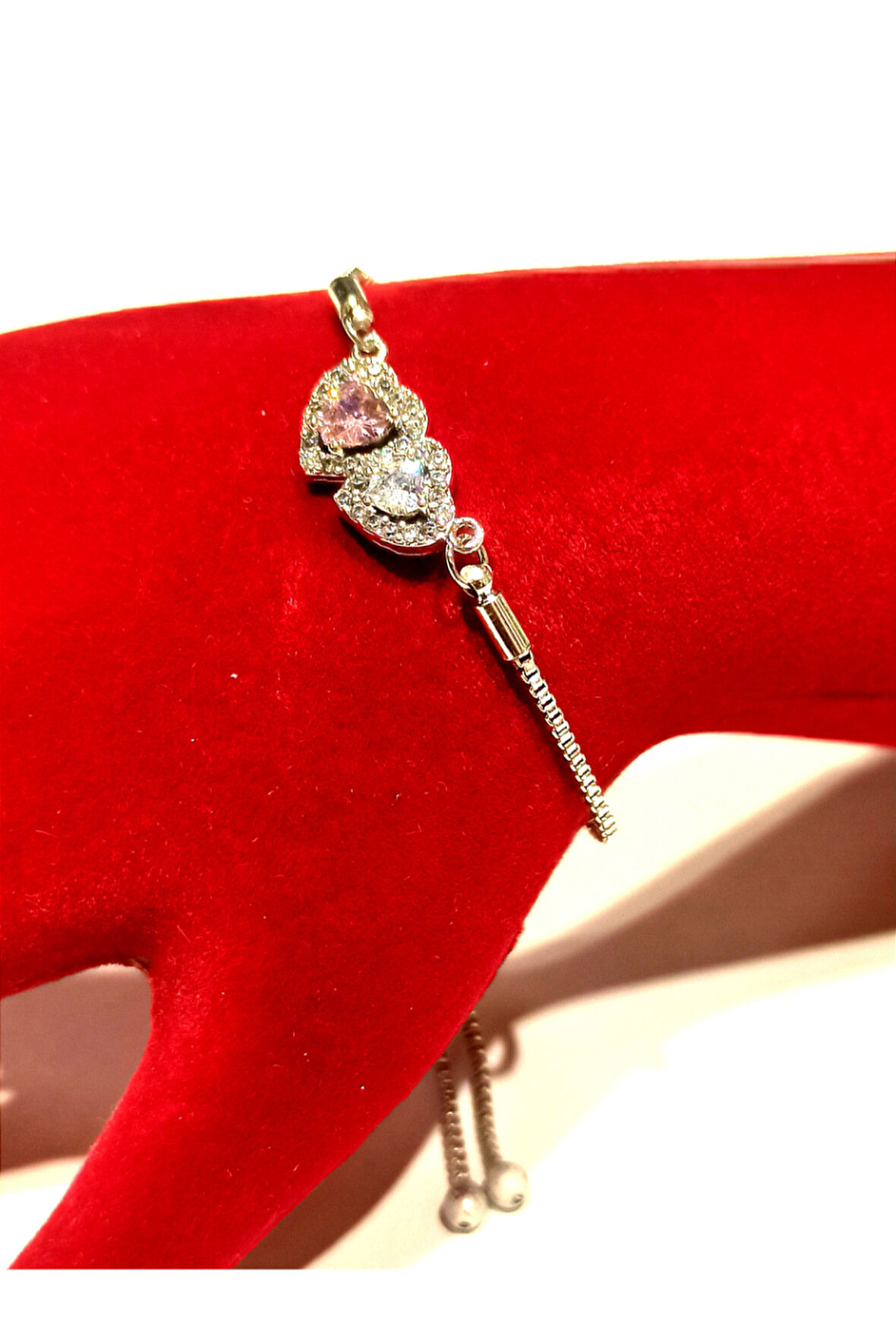 Monalisa Home Gümüş Renk Lüks Figürlü Gösterişli Ayarlanabilir Bileklik