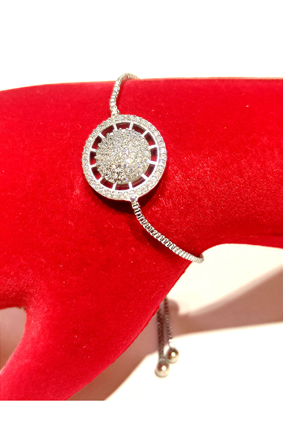 Monalisa Home Gümüş Renk Lüks Figürlü Gösterişli Ayarlanabilir Bileklik