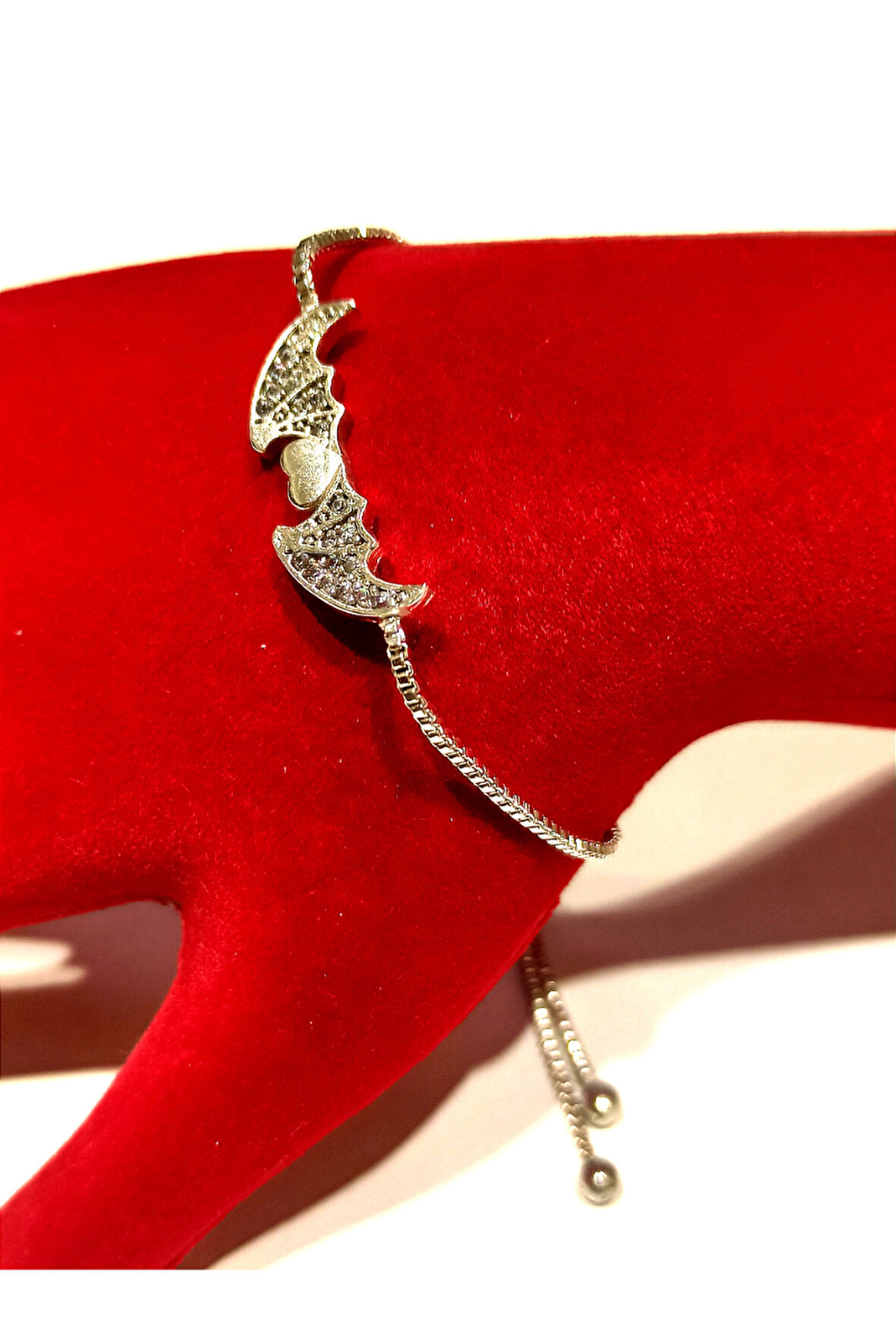 Monalisa Home Gümüş Renk Lüks Figürlü Gösterişli Ayarlanabilir Bileklik