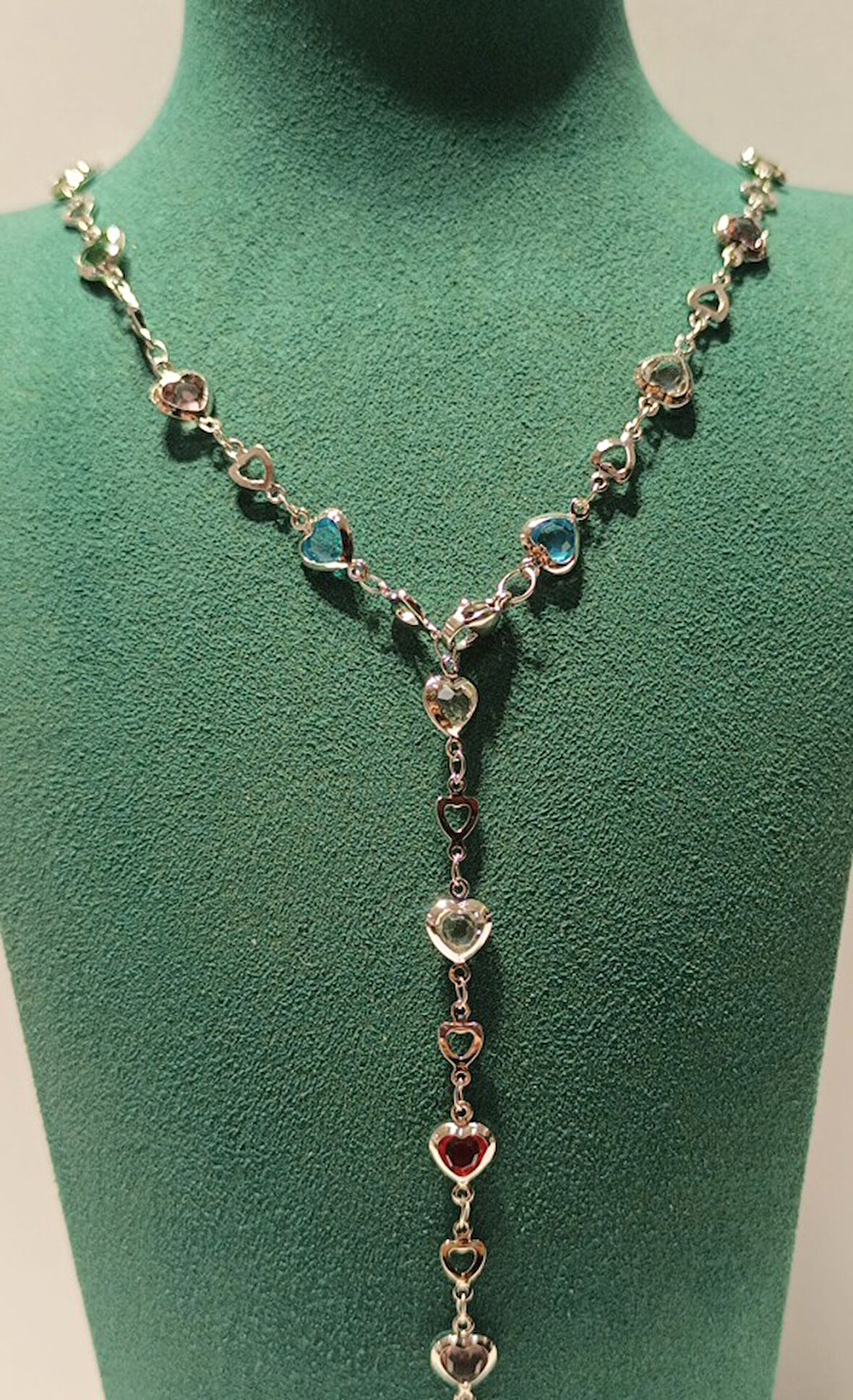 Monalisa Home  Lüks Figürlü Gösterişli Renkli Taşlı Y Kolye