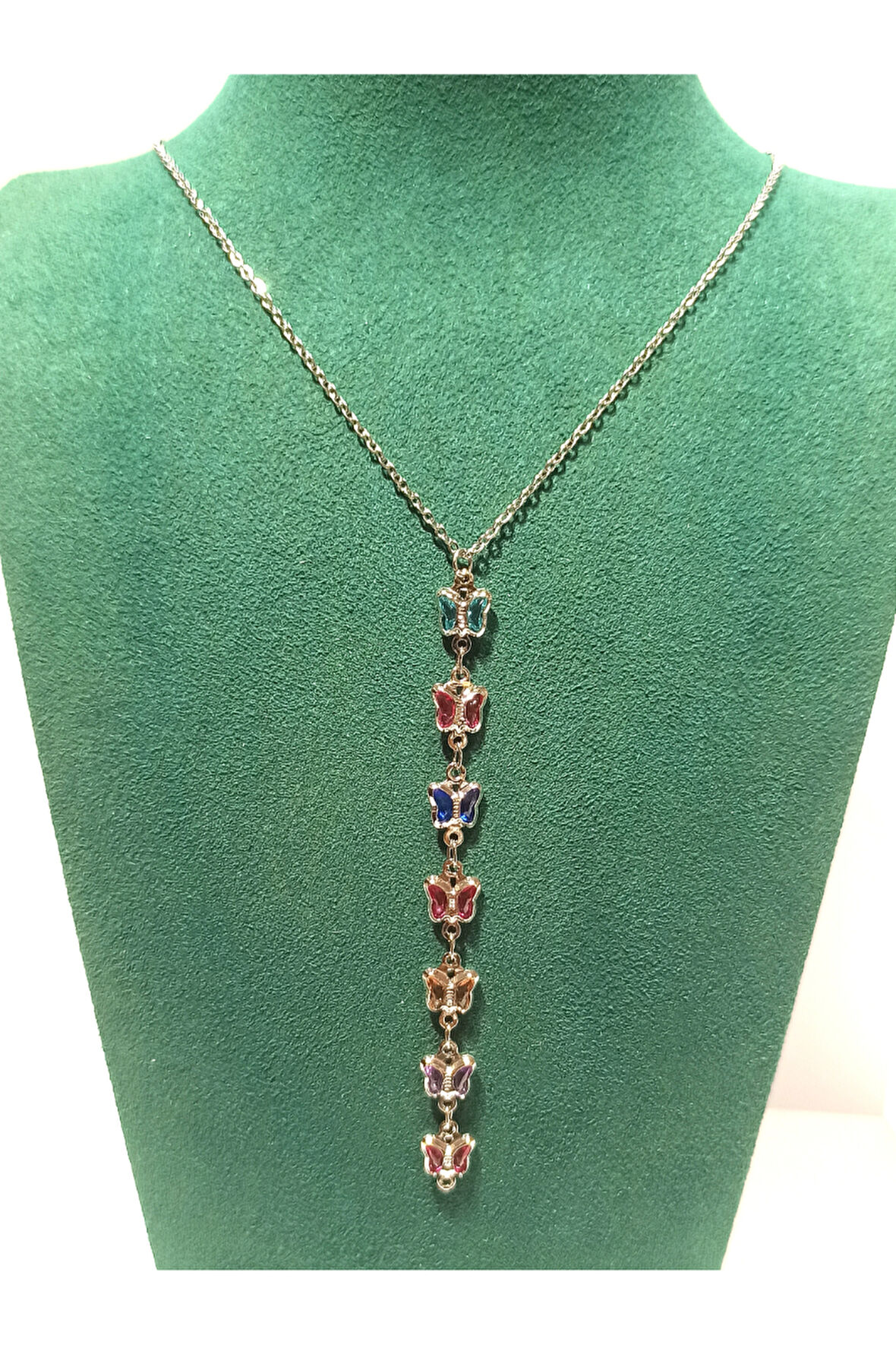 Monalisa Home Lüks Figürlü Gösterişli Renkli Y Kolye