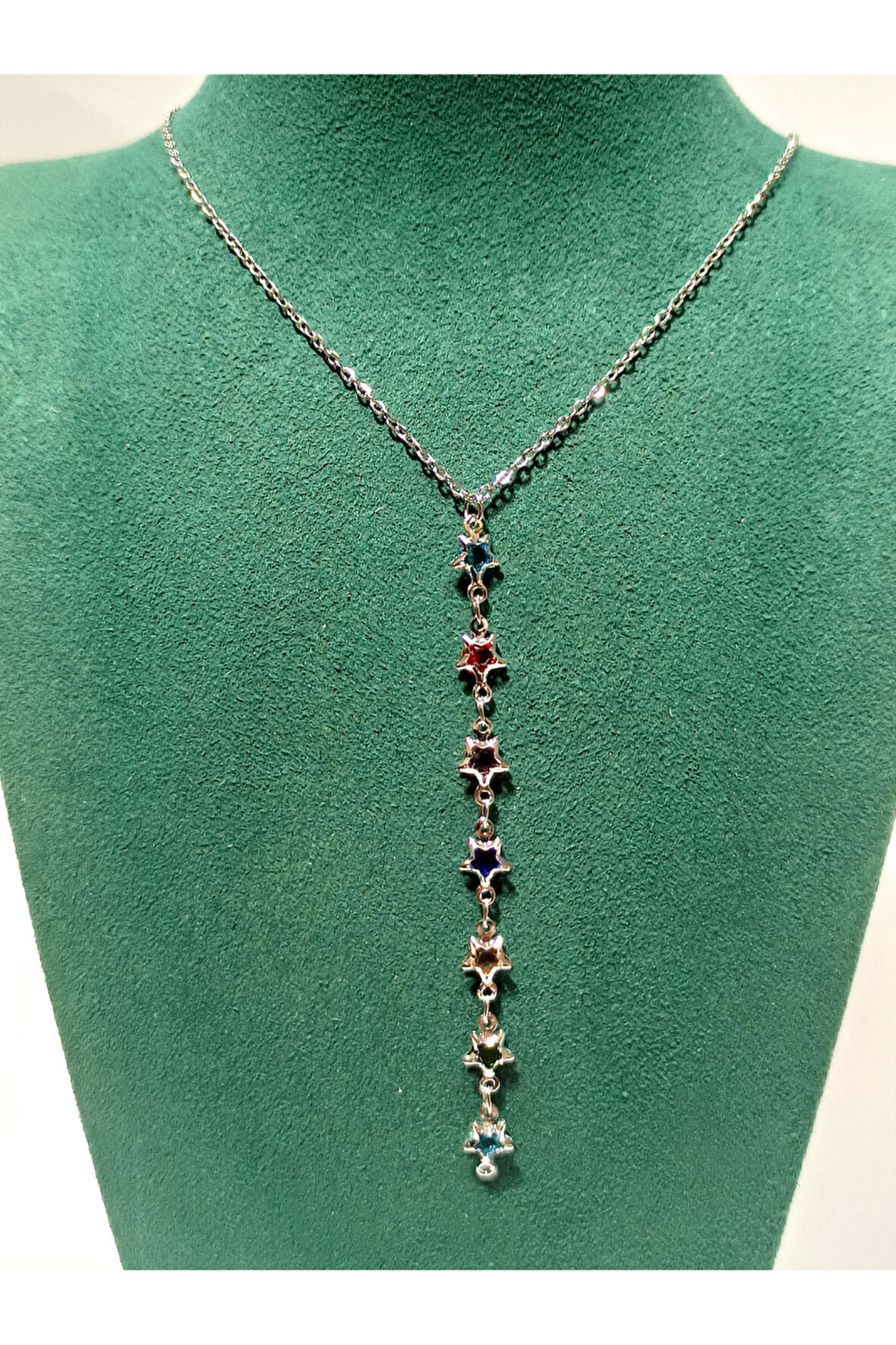 Monalisa Home Lüks Figürlü Gösterişli Renkli Y Kolye