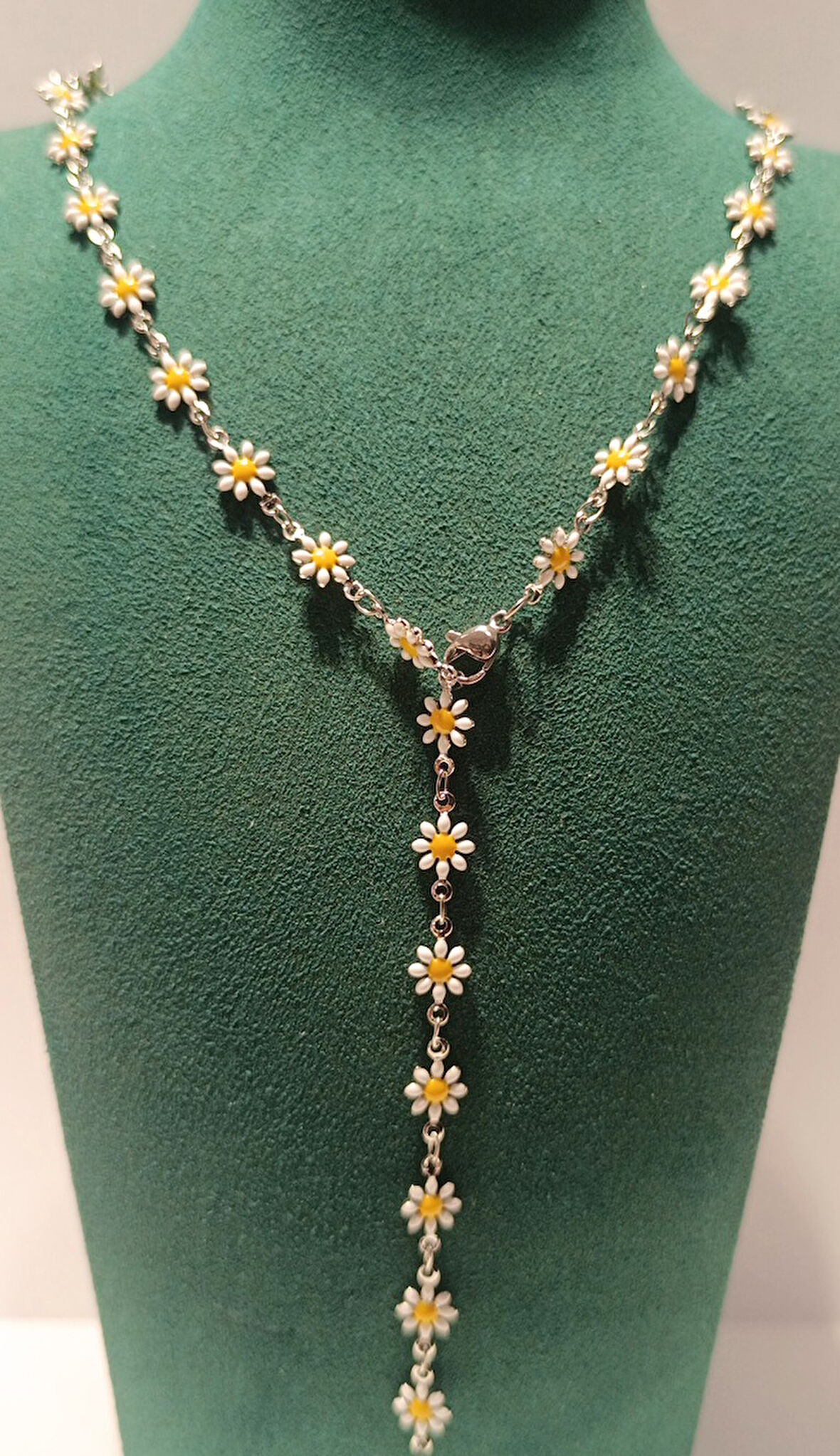 Monalisa Home Renkli Lüks Figürlü Gösterişli   Çelik Y Kolye