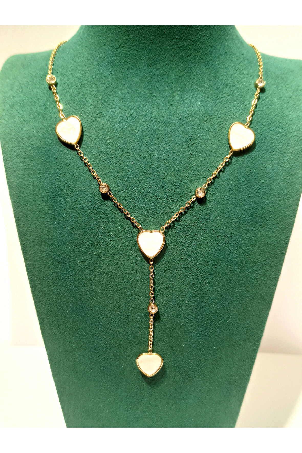 Monalisa Home Renkli Lüks Figürlü Gösterişli   Çelik Y Kolye