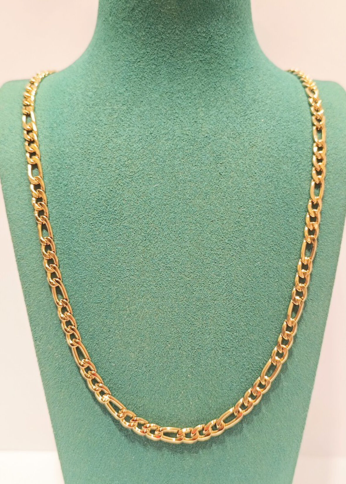 Monalisa Home Lüks Gösterişli Parlak Zincir Çelik Erkek Kolye