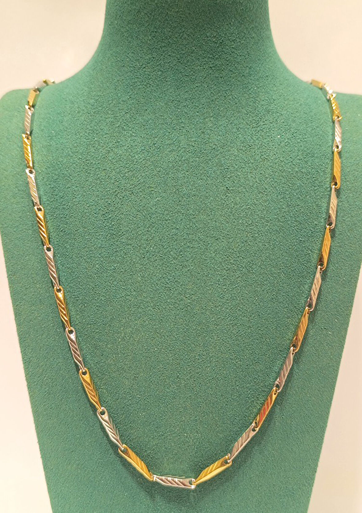 Monalisa Home Lüks Gösterişli Parlak Zincir Çelik Erkek Kolye