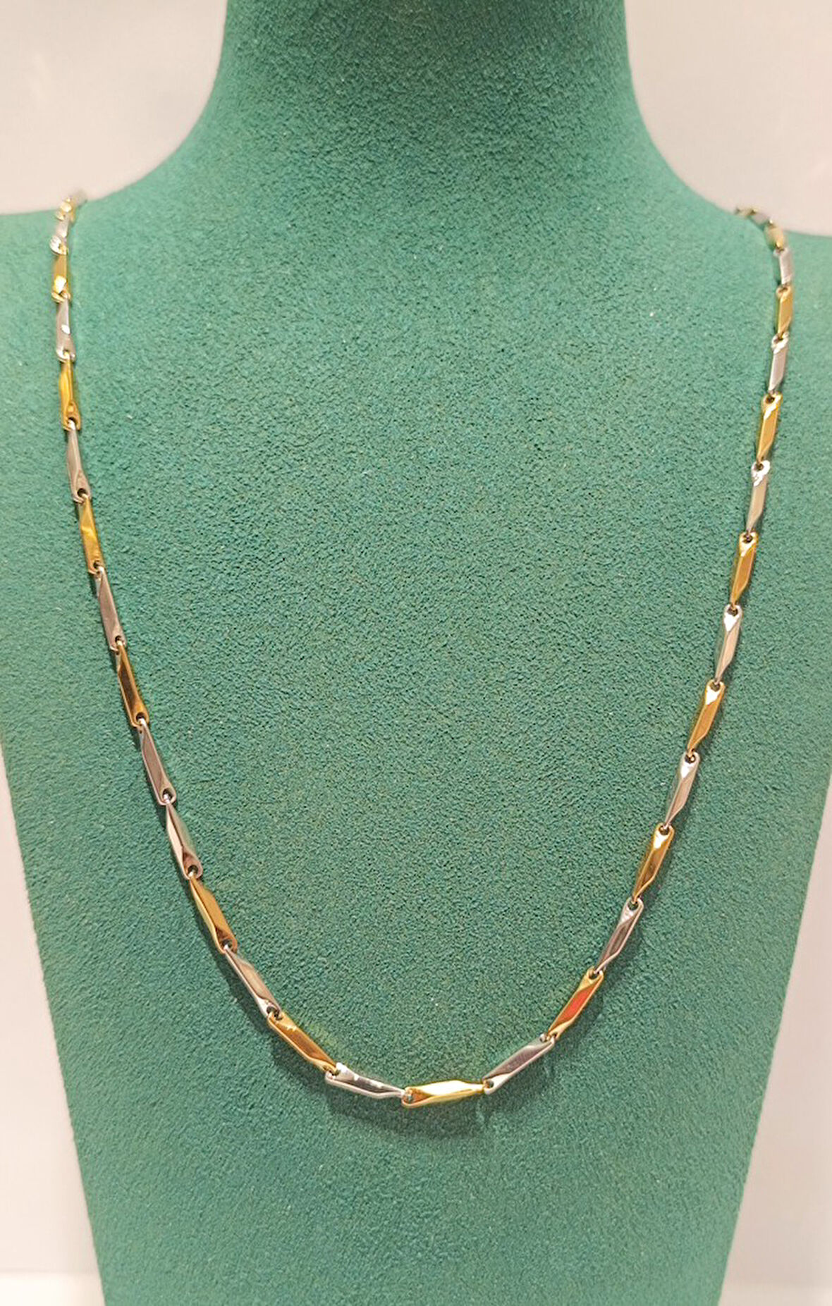 Monalisa Home Lüks Gösterişli Parlak Zincir Çelik Erkek Kolye