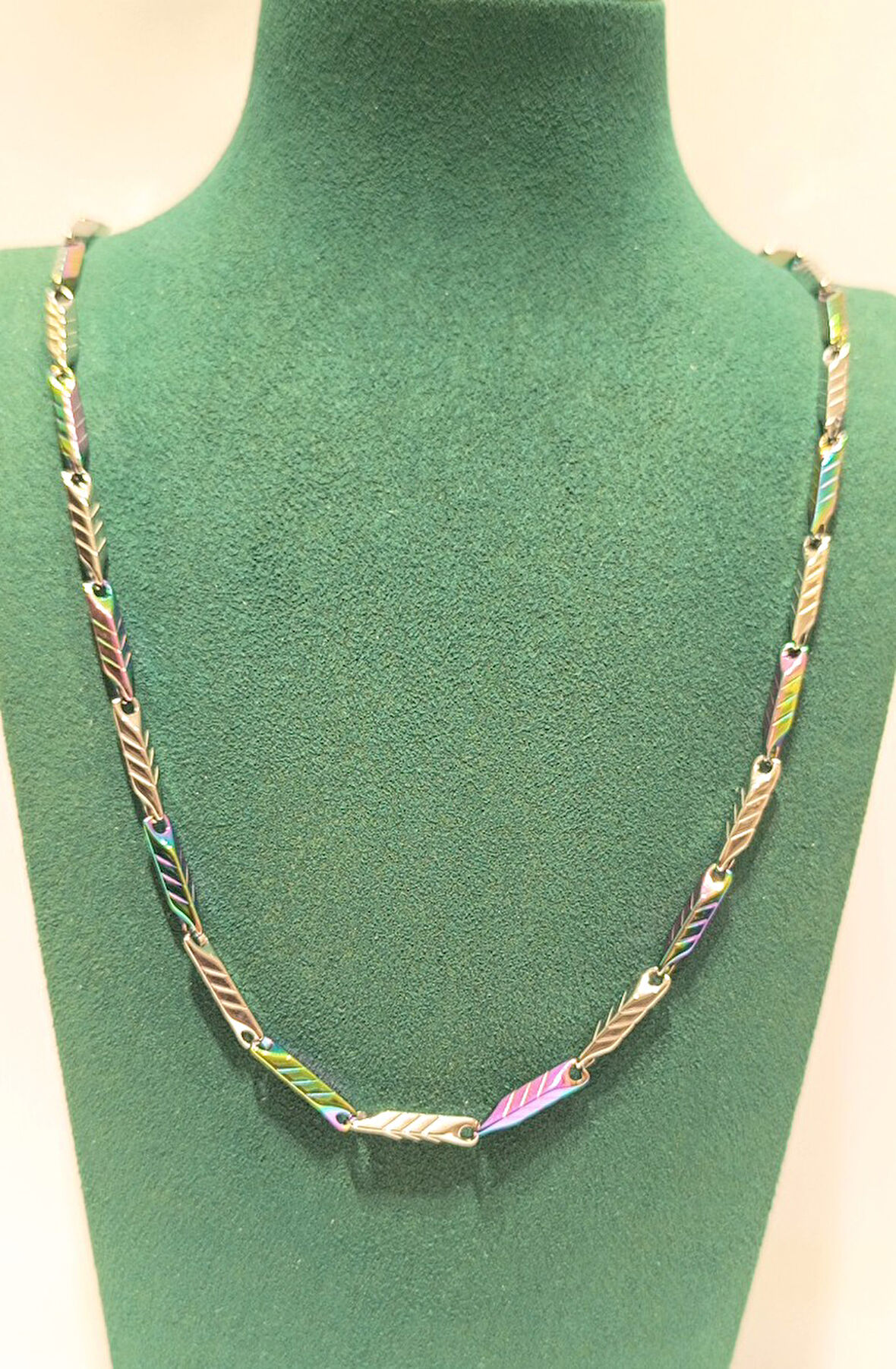 Monalisa Home Lüks Gösterişli Parlak Zincir Çelik Erkek Kolye