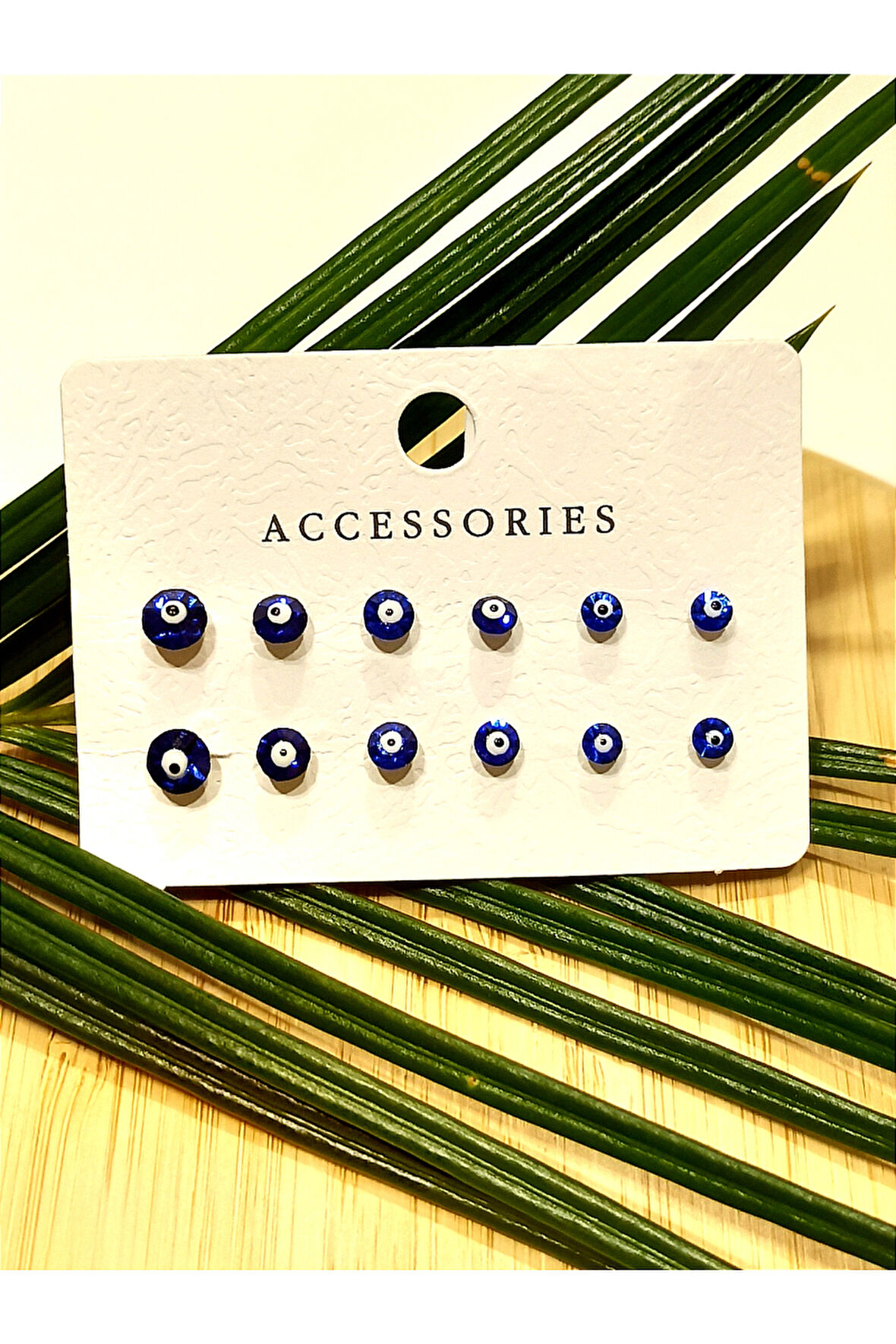 Monalisa Home Çoklu Renkli Nazar Boncuk  Küpe