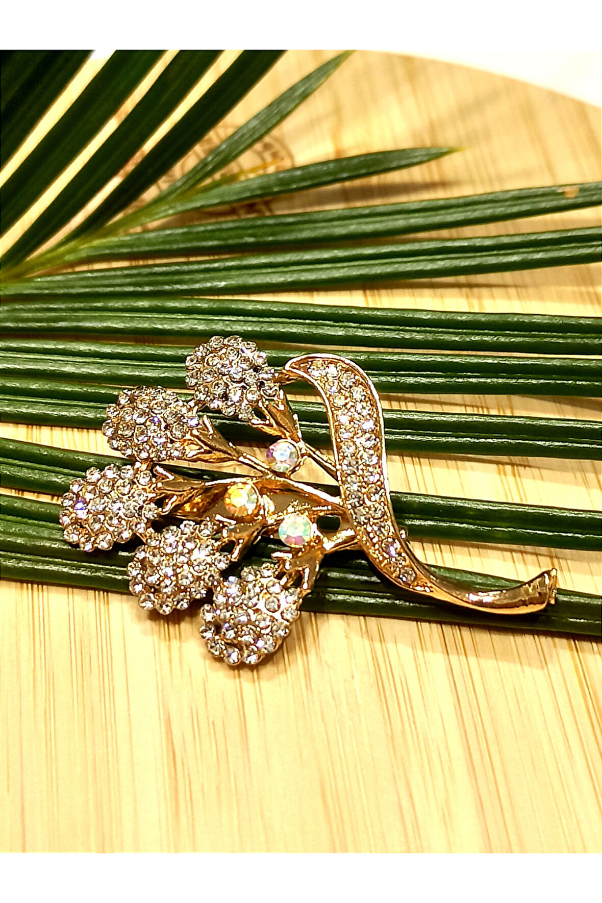 Monalisa Home Renkli Sarı Renk Broş