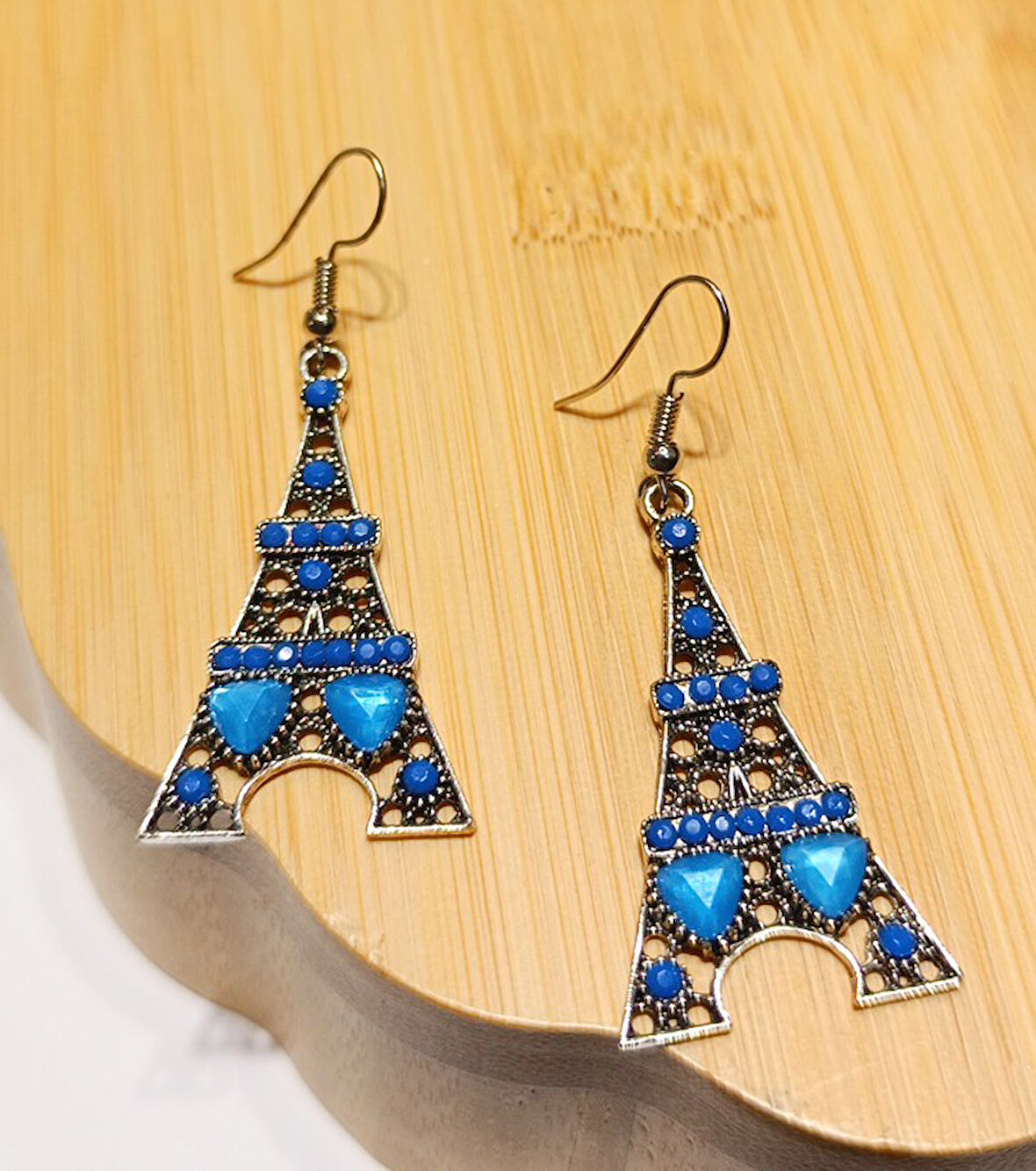 Monalisa Home Lüks Renkli Figürlü Otantik Küpe