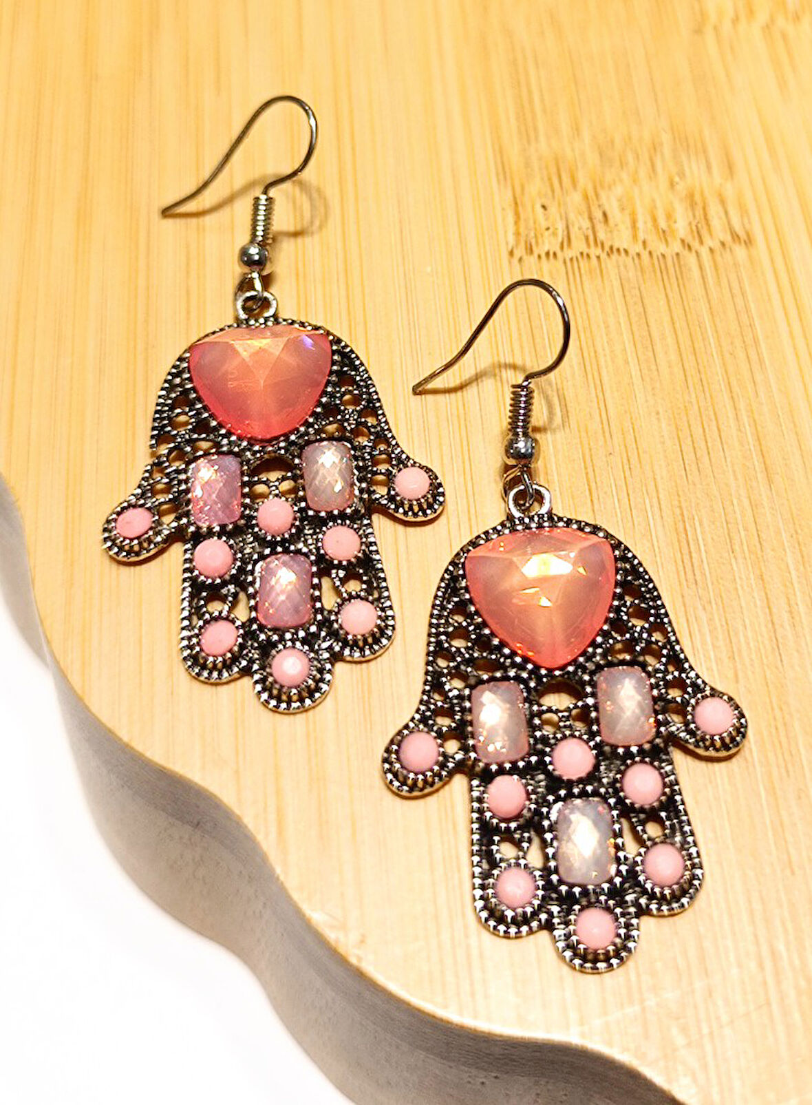 Monalisa Home Lüks Renkli Figürlü Otantik Küpe