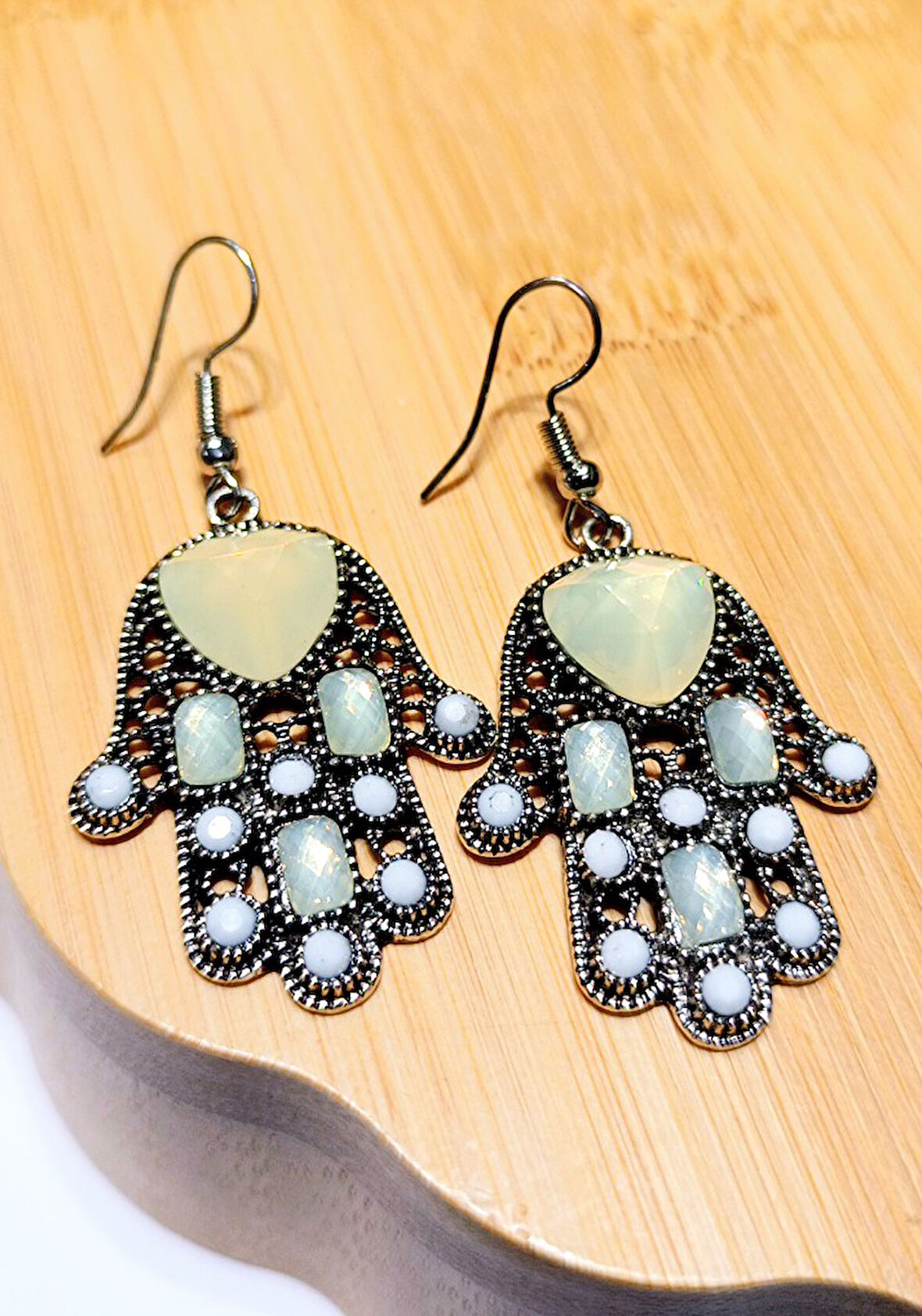 Monalisa Home Lüks Renkli Figürlü Otantik Küpe