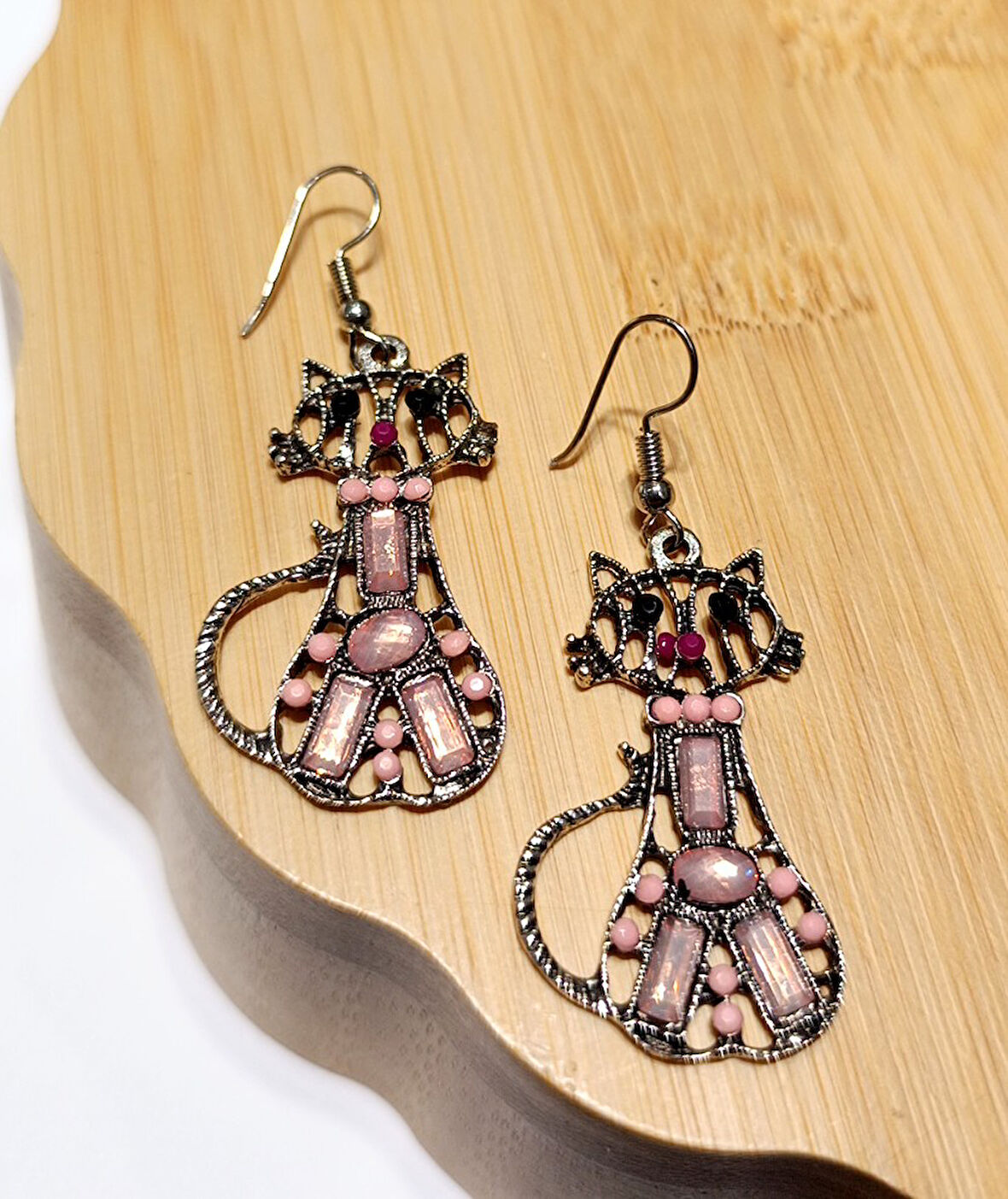 Monalisa Home Lüks Renkli Figürlü Otantik Küpe