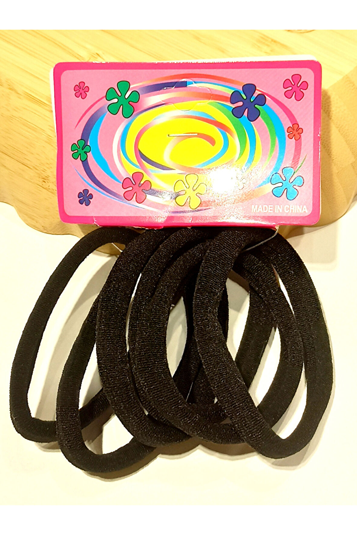 Monalisa Home Siyah Renkli Çoklu Lastik Toka