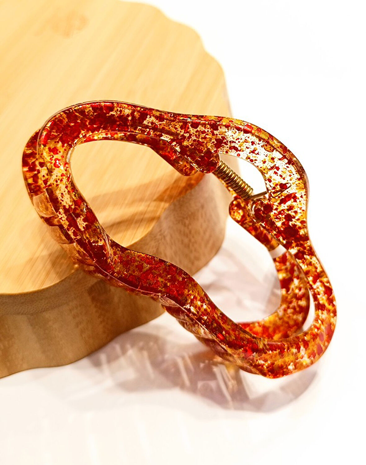 Monalisa Home 11 cm Lüks Gösterişli  Parlak Renkli Kıstırma Toka