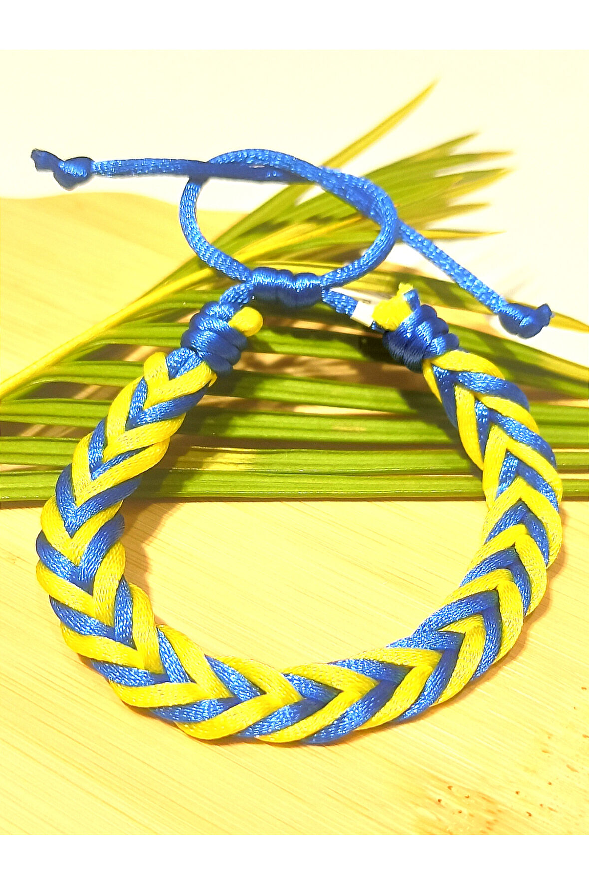 Monalisa Home İpli Sarı Lacivert Bileklik