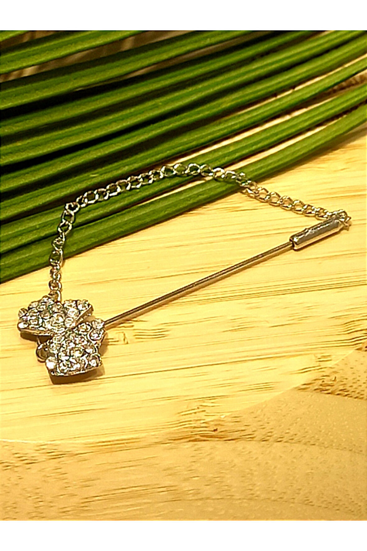 Monalisa Home Lüks Gösterişli Metal Yaka İğnesi