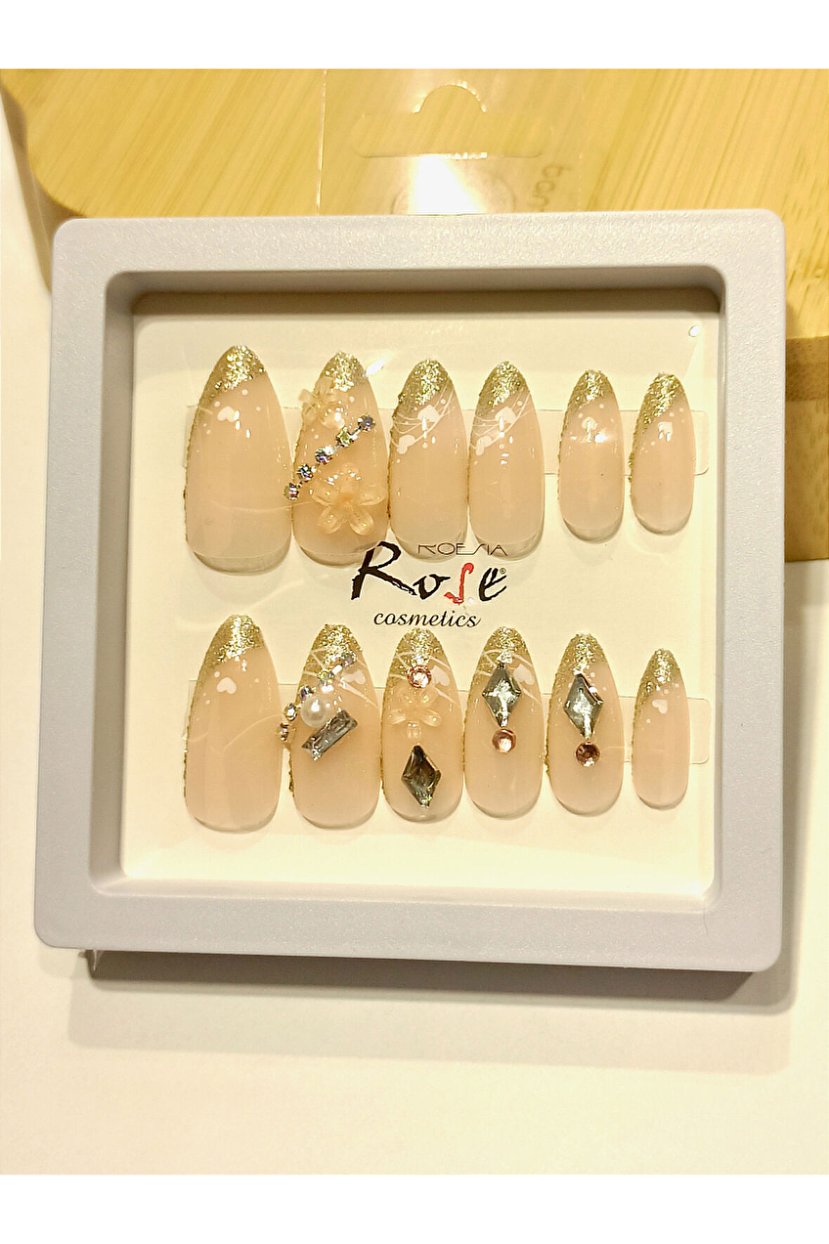 Monalisa Home Lüks Tasarım Taşlı Yapay Tırnak