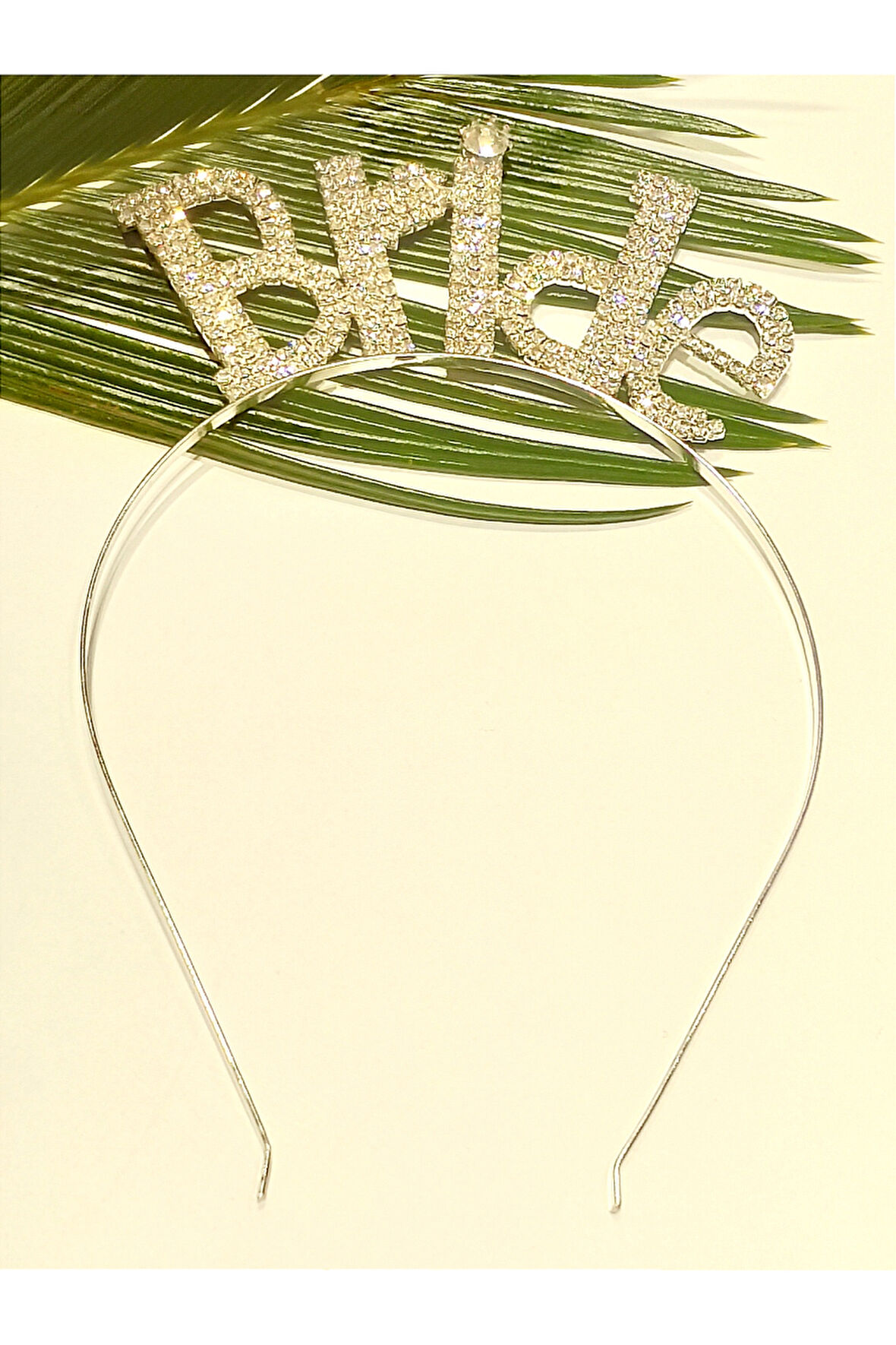 Monalisa Home Taşlı BRİDE Yazılı Gelin Taçı