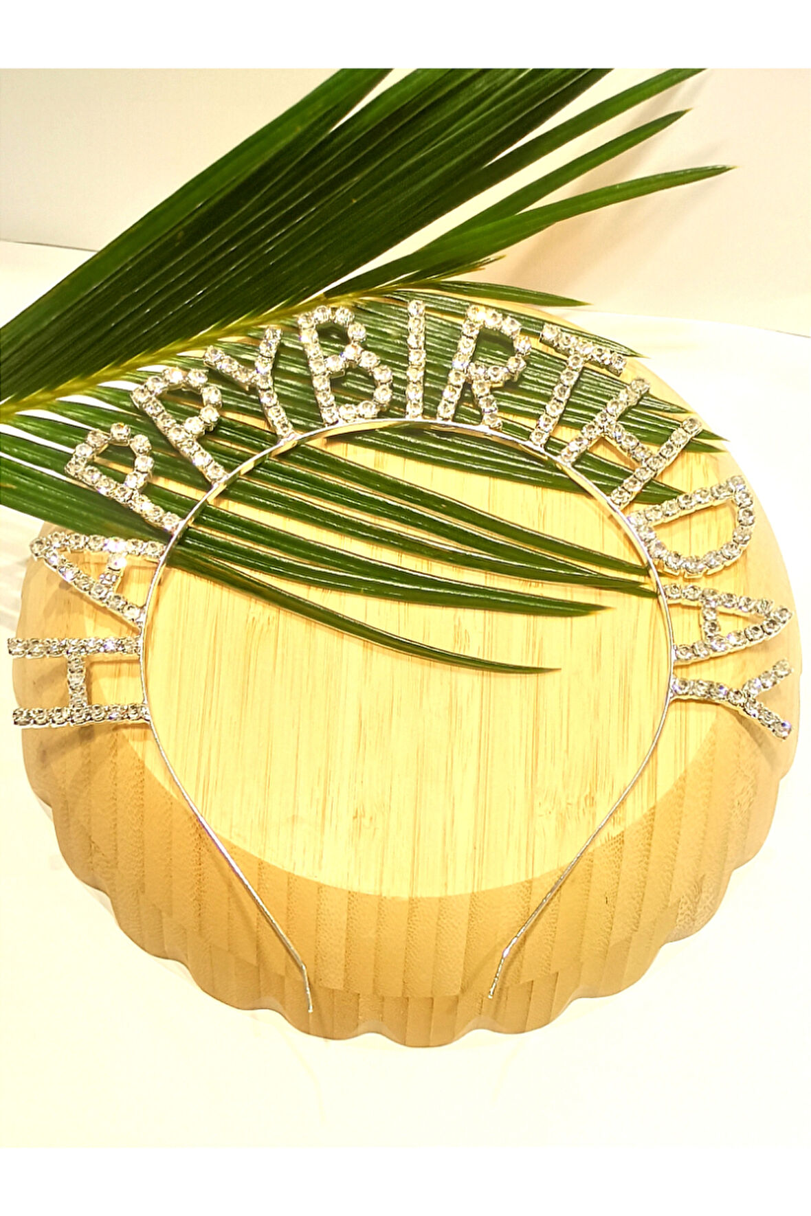 Monalisa Home Taşlı HAPPY BIRTHDAY Yazılı Doğum Günü  Taçı