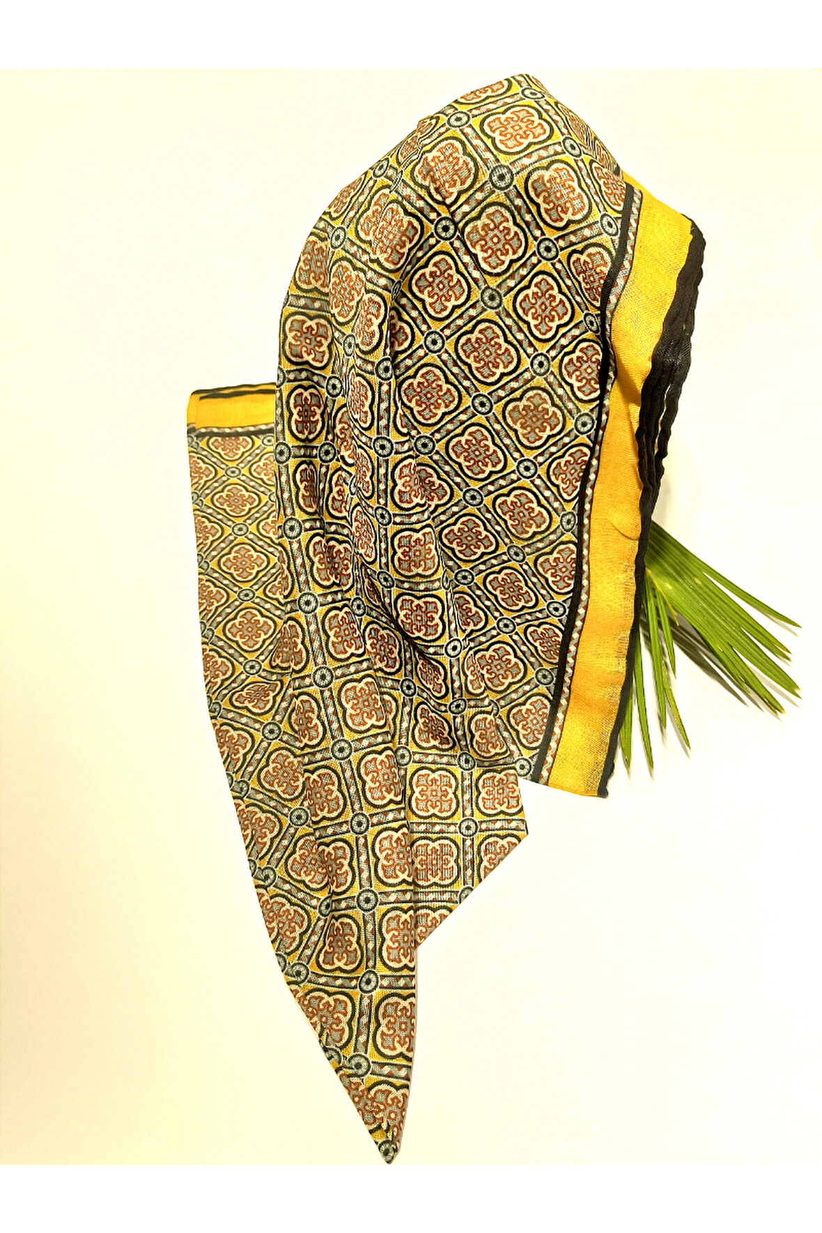 Monalisa Home Lüks Figürlü Gösterişli Dökümlü Eşarp