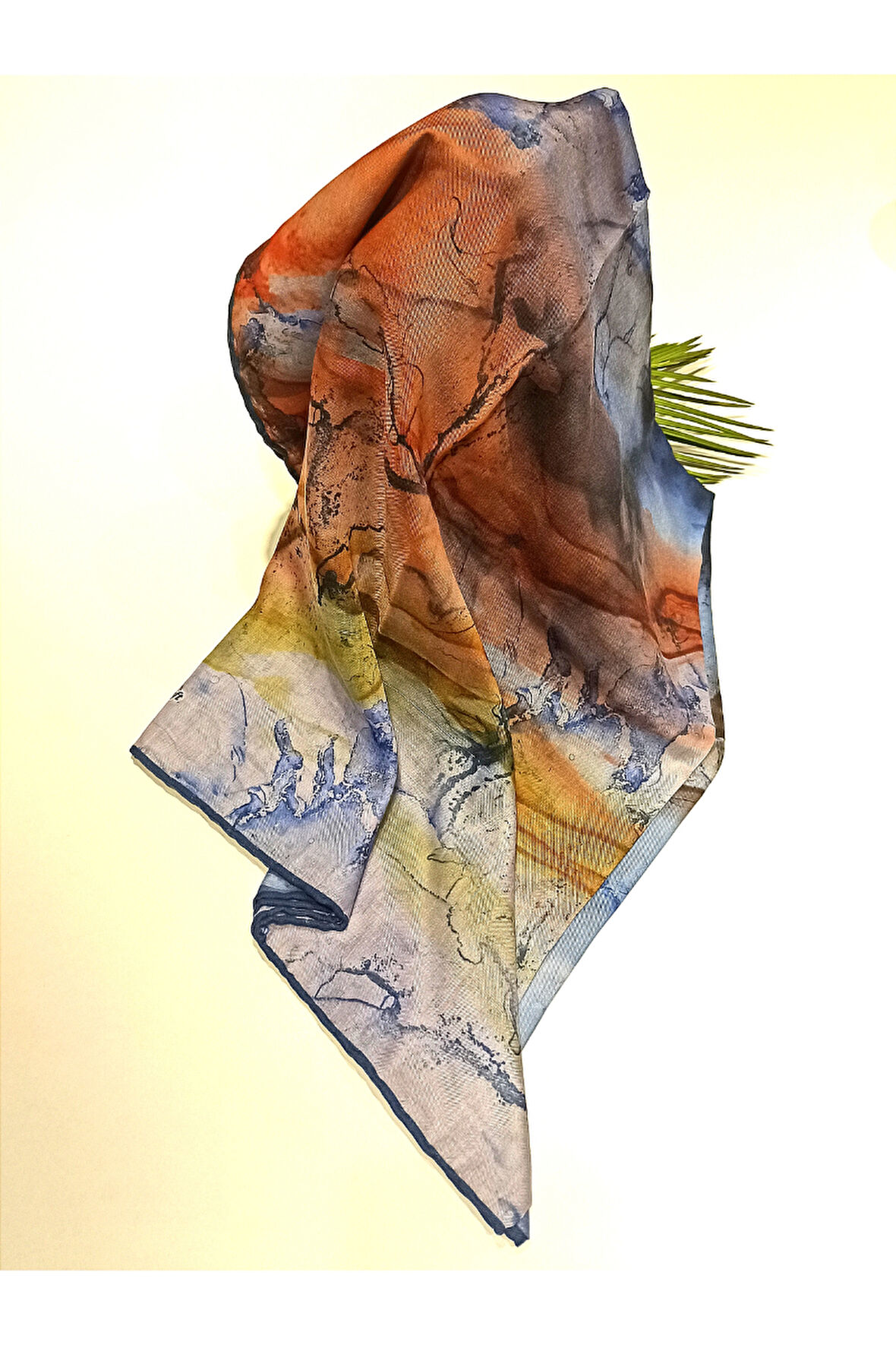 Monalisa Home Lüks Figürlü Gösterişli Dökümlü Eşarp