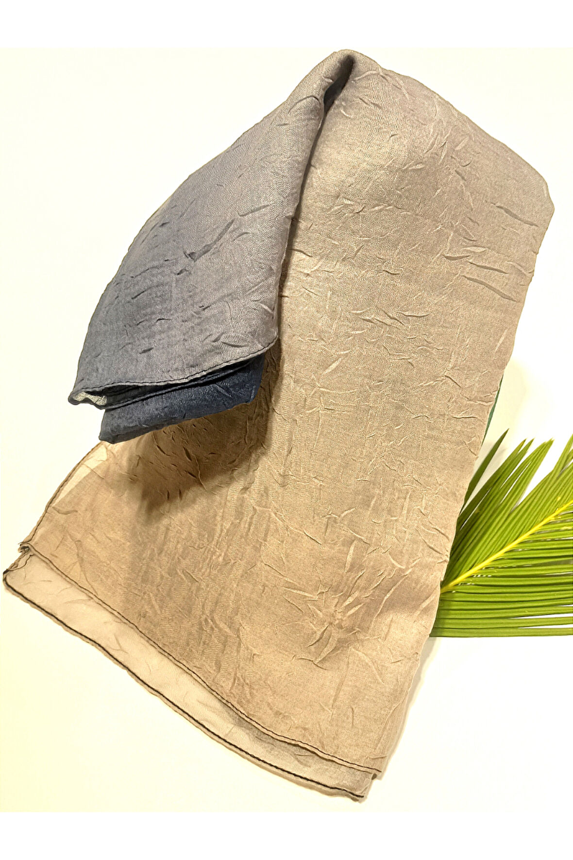 Monalisa Home 90x90 Lüks Figürlü Gösterişli Dökümlü Eşarp