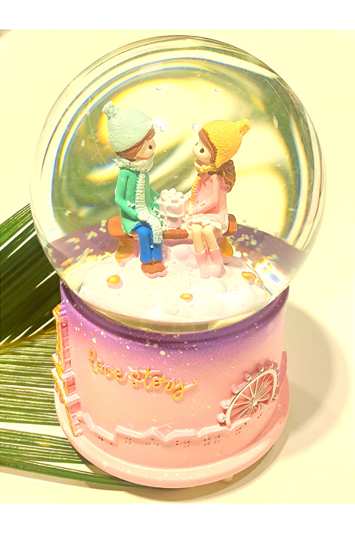 Monalisa Home 15x10 Lüks Renkli Figürlü Gösterişli Kar Küre