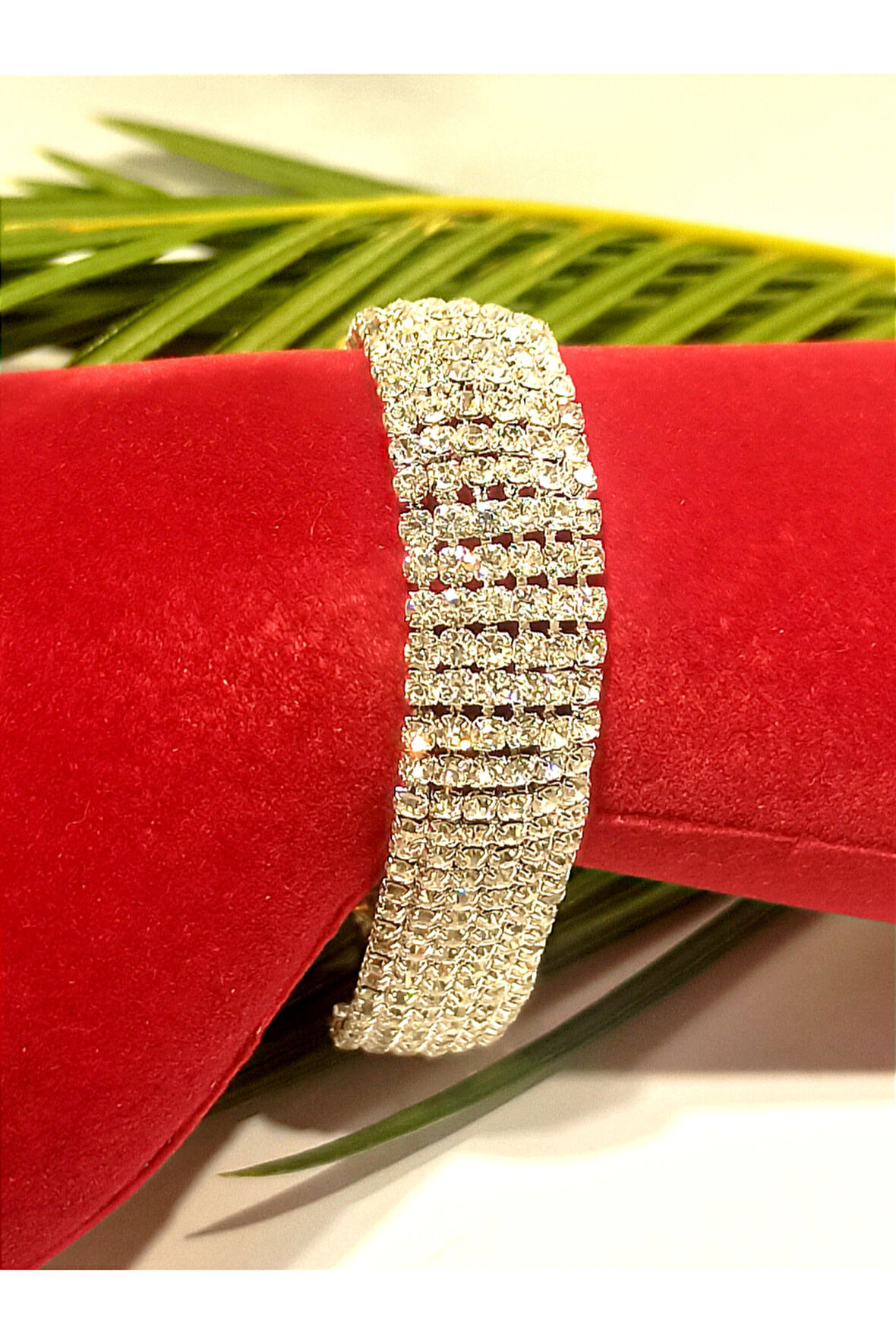 Monalisa Home Gümüş Renk  Gösterişli Figürlü Parlak Bileklik