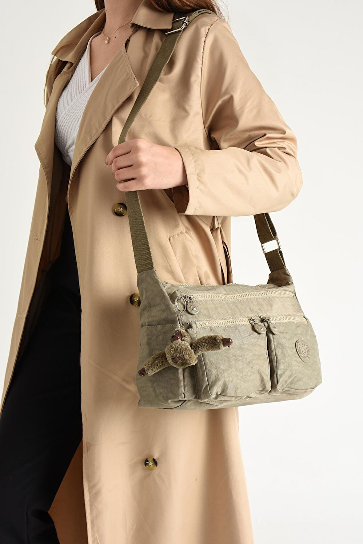 Monalisa Home  Lüks Figürlü Gösterişli  Bol Bölmeli Çapraz Çanta